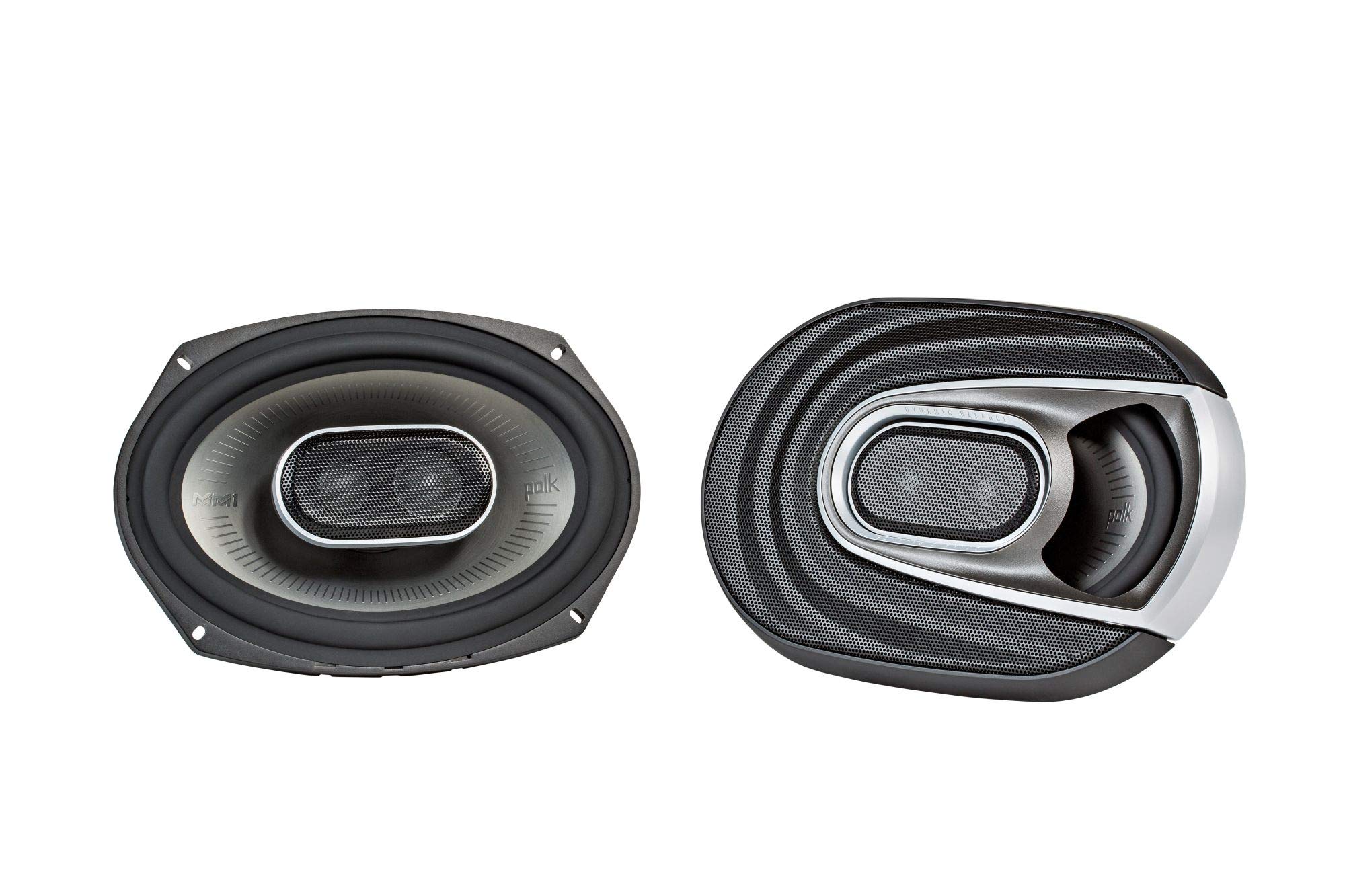 Polk Audio MM692 6x9 Inch 3-Way Coaxial Marine Speakers (2 Pair) - Waterproof, UV-Resistant for Boats, ATVs & Powersports Vehicles | Premium Sound for Outdoor Adventures