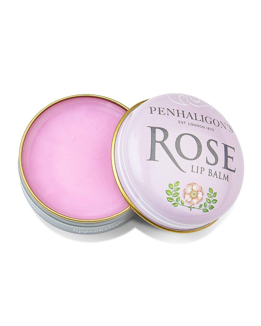 Penhaligon's Rose Lip Balm 15g - Hydrating & Nourishing Lip Care for Dry Lips - Perfect for Winter, Travel & Daily Moisturizing
