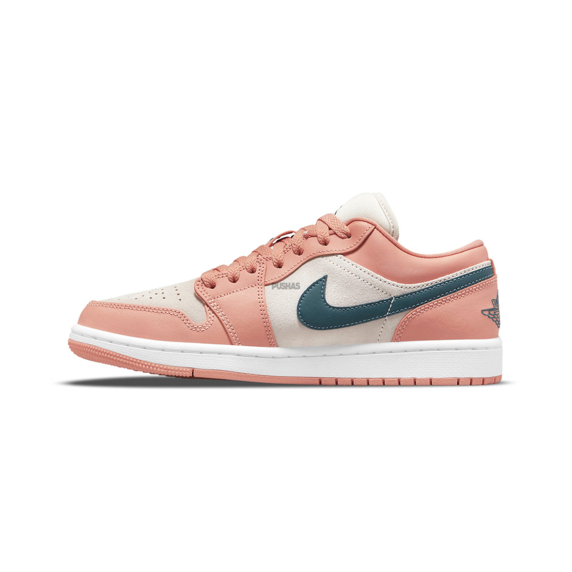 Air Jordan 1 Low 'Light Madder Root' Women's Sneakers (2021) - Stylish Casual Shoes for Running, Gym & Everyday Wear