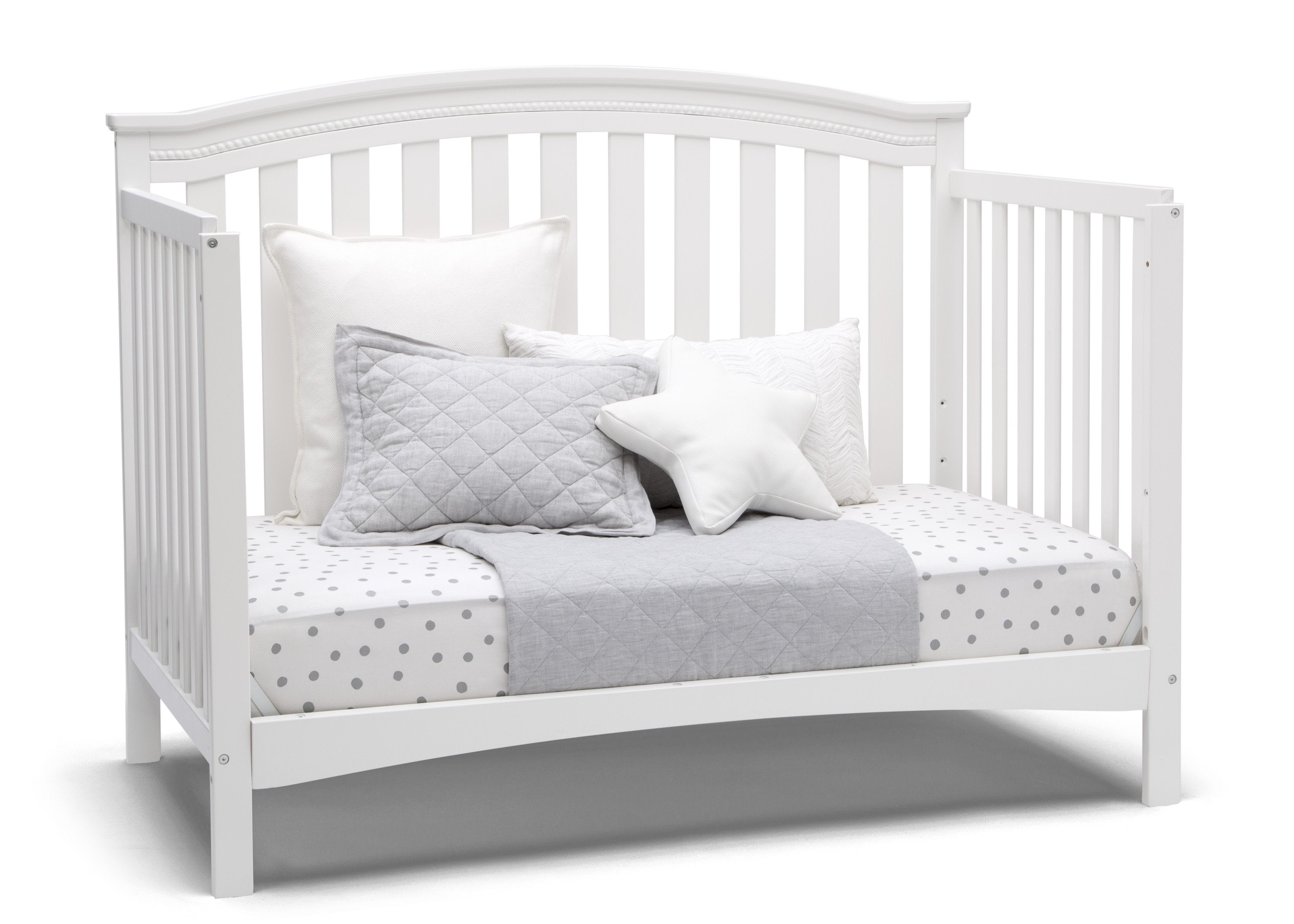 Waverly 6-in-1 Convertible Baby Crib - Toddler Bed, Daybed & Full-Size Bed - Safe Nursery Furniture for Newborns to Teens - Perfect for Baby Rooms & Kids Bedrooms