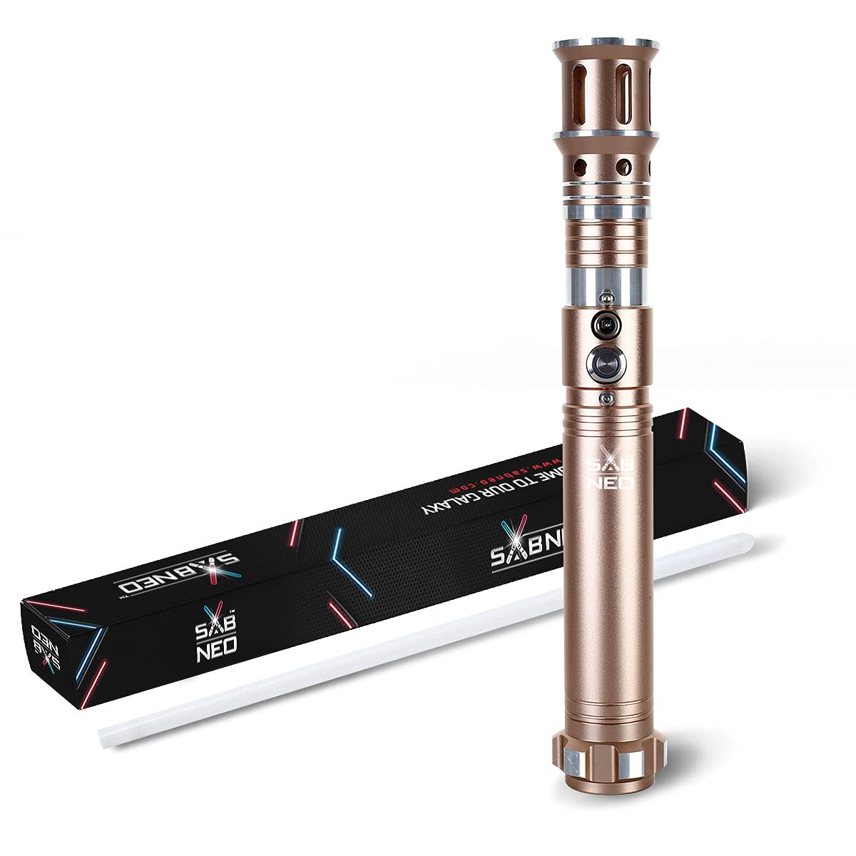 V7 RGB Color Changing Light Saber with Smooth Swing & 10 Sound Effects - Dueling Lightsaber for Cosplay, Halloween, Star Wars Fans & Collectors