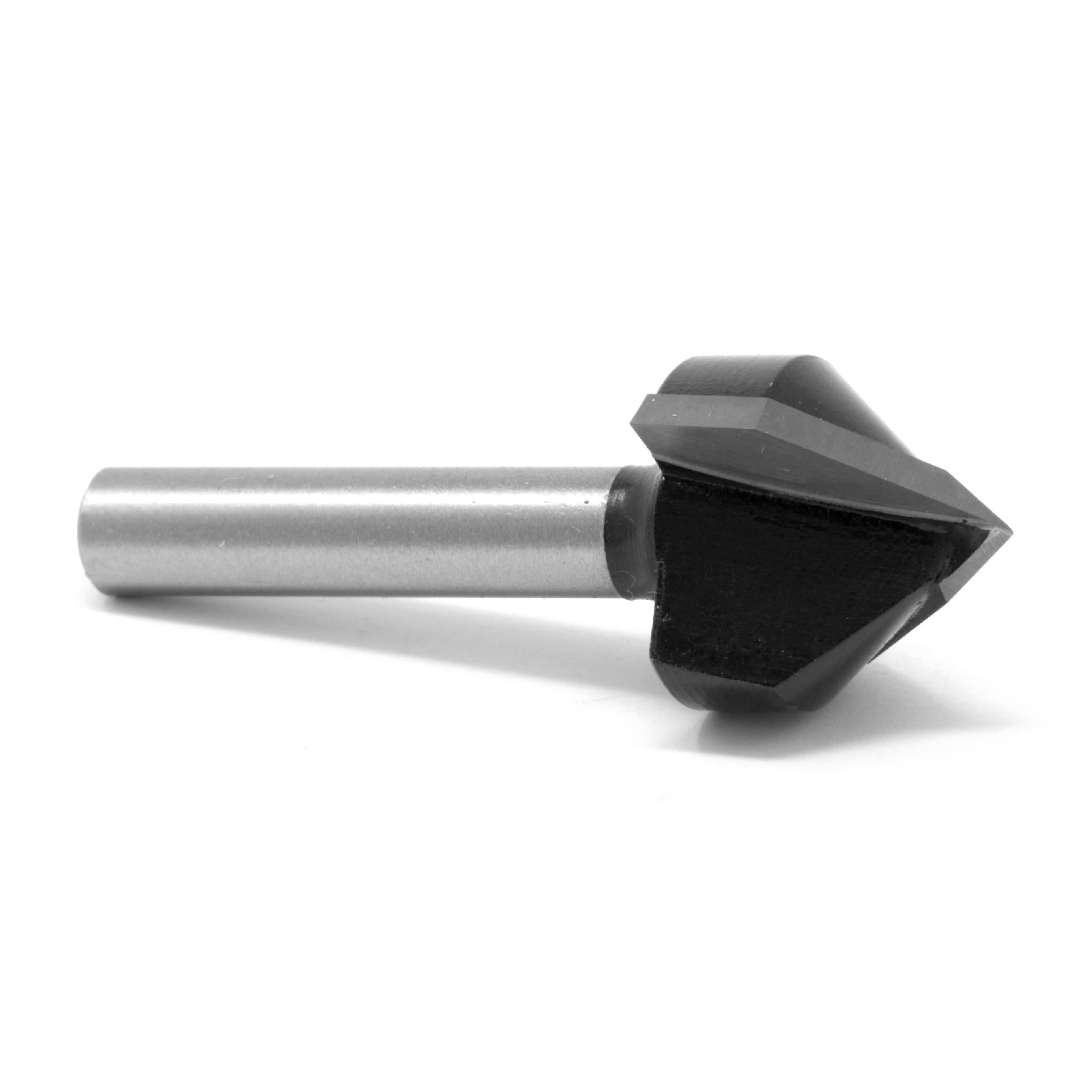 WEN RB304VG 3/4 Inch V Groove Carbide Tipped Router Bit with 1/4 Inch Shank - Perfect for Woodworking, Engraving, and DIY Projects