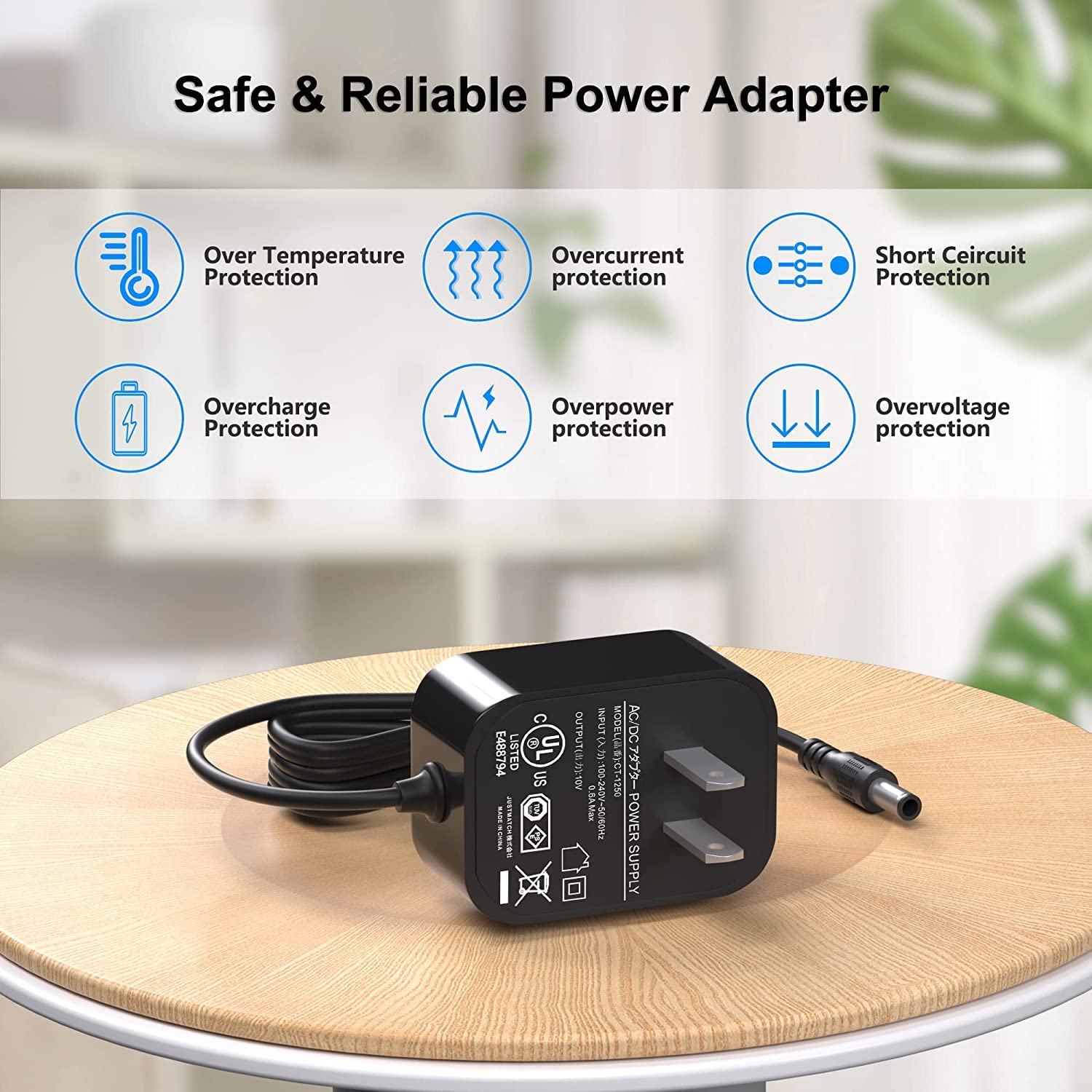 FENUN Fly Trap Power Cord & Charger Adapter for Katchy Indoor Insect Trap - USB Replacement Cable for Mosquito, Gnat & Bug Zapper - Perfect for Home, Kitchen, Bedroom & Office Use