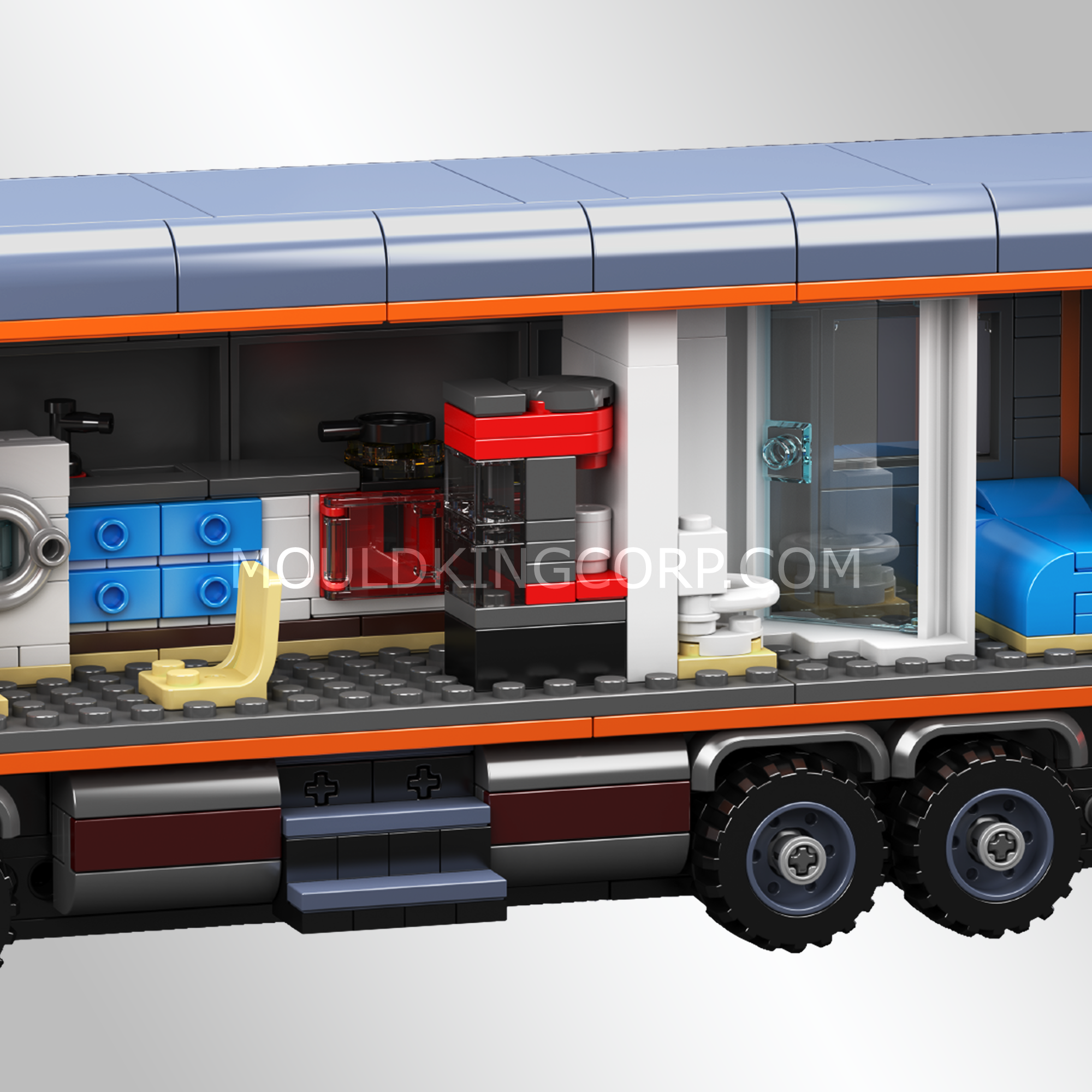 Mould King 24071 Heavy Duty Motorhome Building Set - 615 Pcs Construction Toy for Adults & Kids | Perfect for STEM Learning, Creative Play & Model Collection