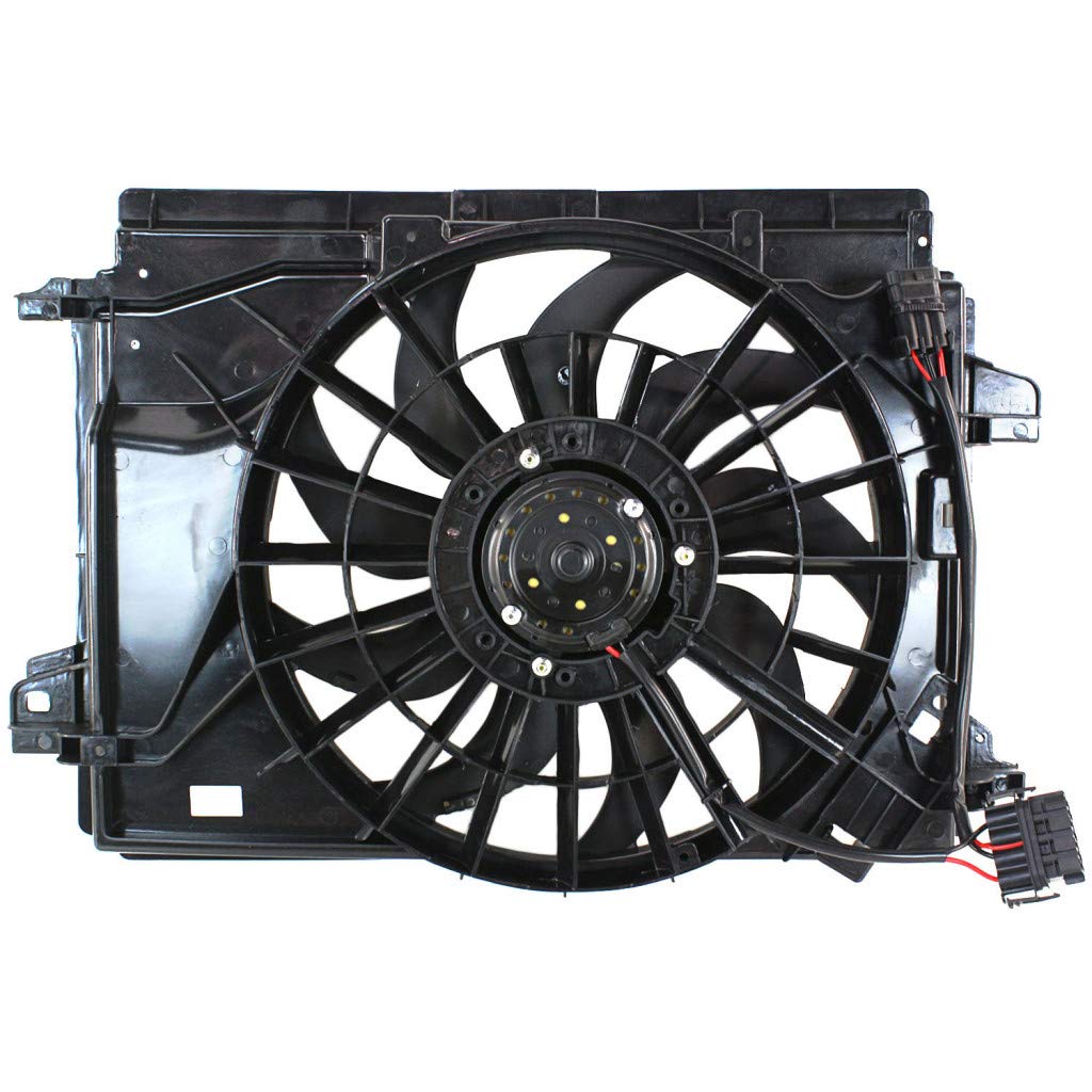 2005-2009 Cadillac XLR Radiator Cooling Fan Replacement - GM3115202 15819952 - Compatible with Cadillac XLR Models, Perfect for Engine Cooling System Repair & Maintenance