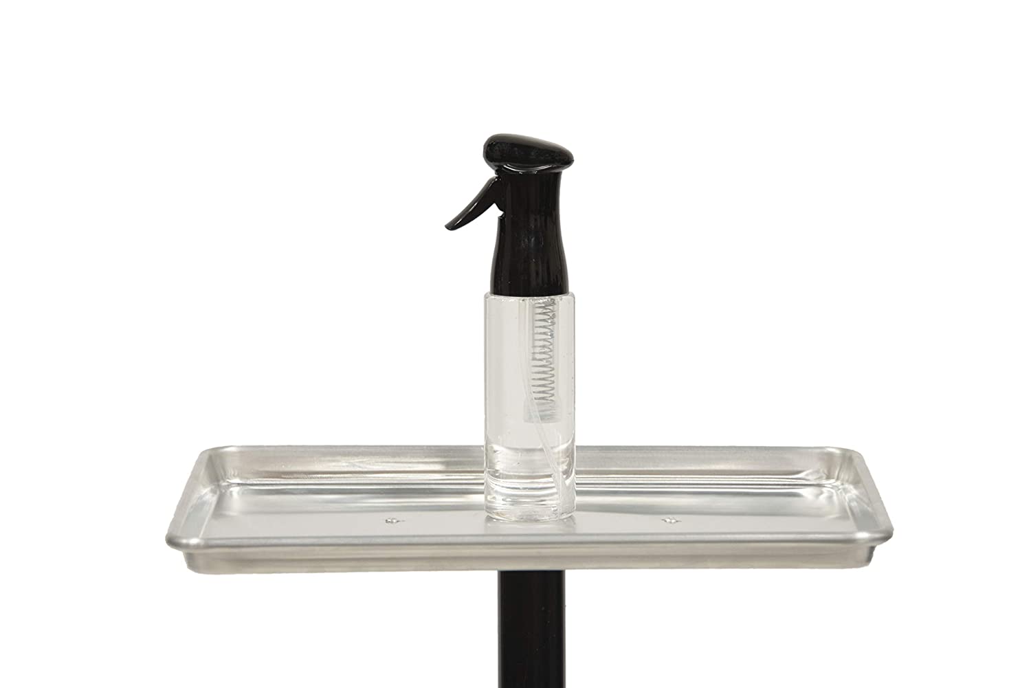 Premium Continuous Mist Spray Bottle for Hair - 12.2 Oz (Black, White, Clear) - Perfect for Salon Styling, Travel & DIY Hair Care