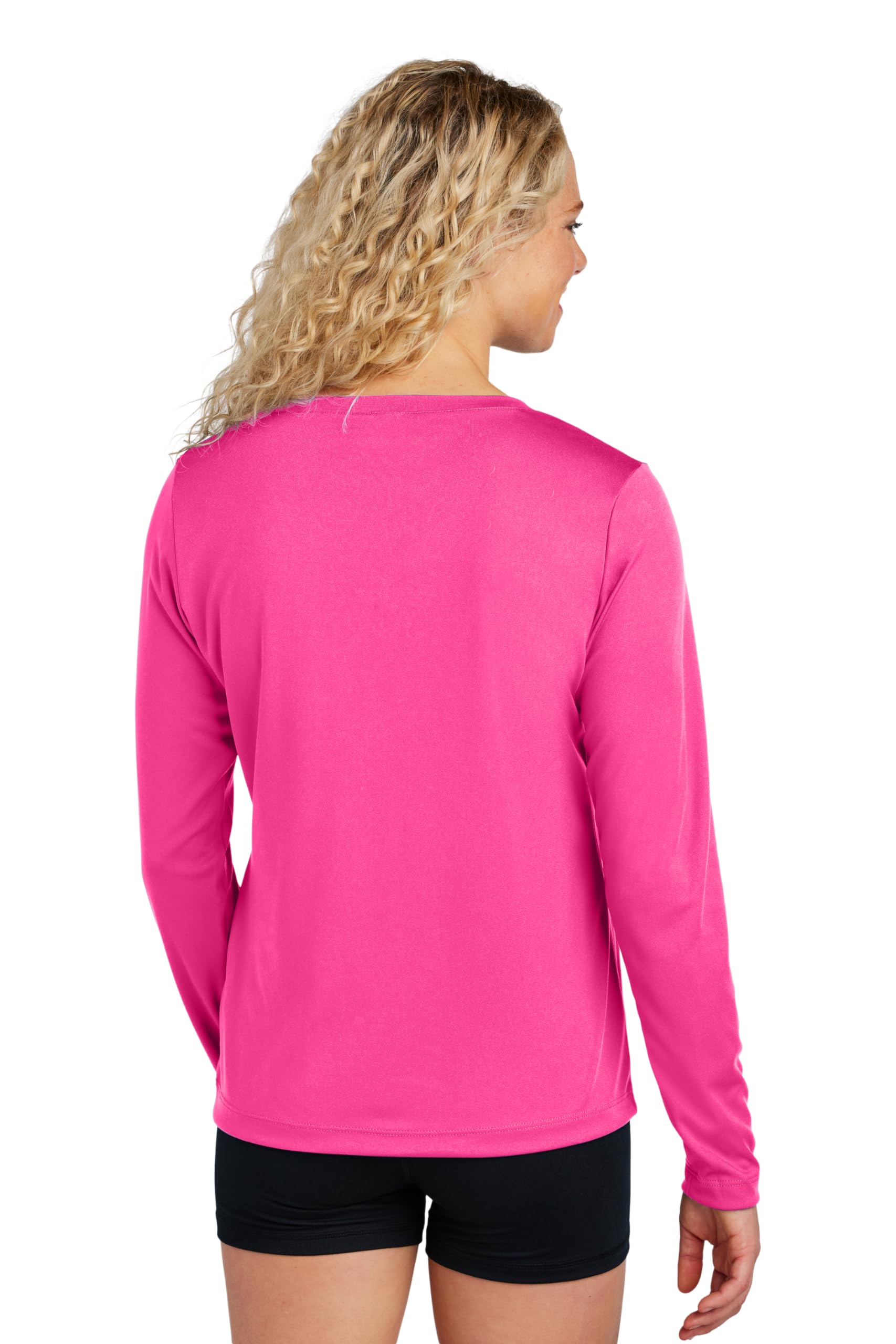 Women's Long Sleeve V-Neck Workout Tops - Gym & Yoga Shirts for Active Women