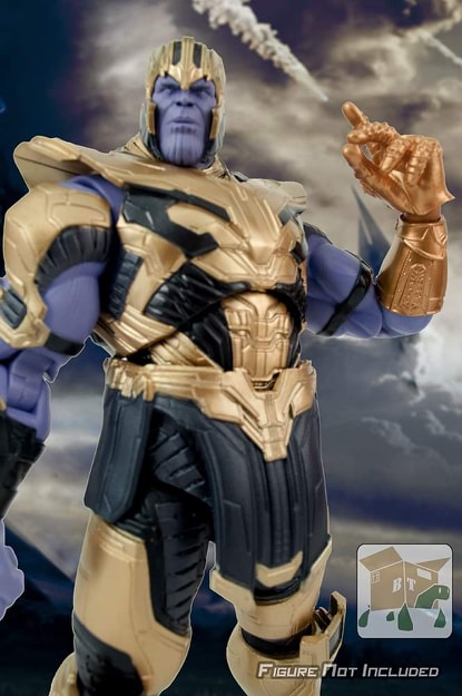 Box Tortoise AVR 01 Cosmic Fracture Mitten Bronze Version for S.H. Thanos Infinite Gauntlet - Perfect for Marvel Collectors & Action Figure Display