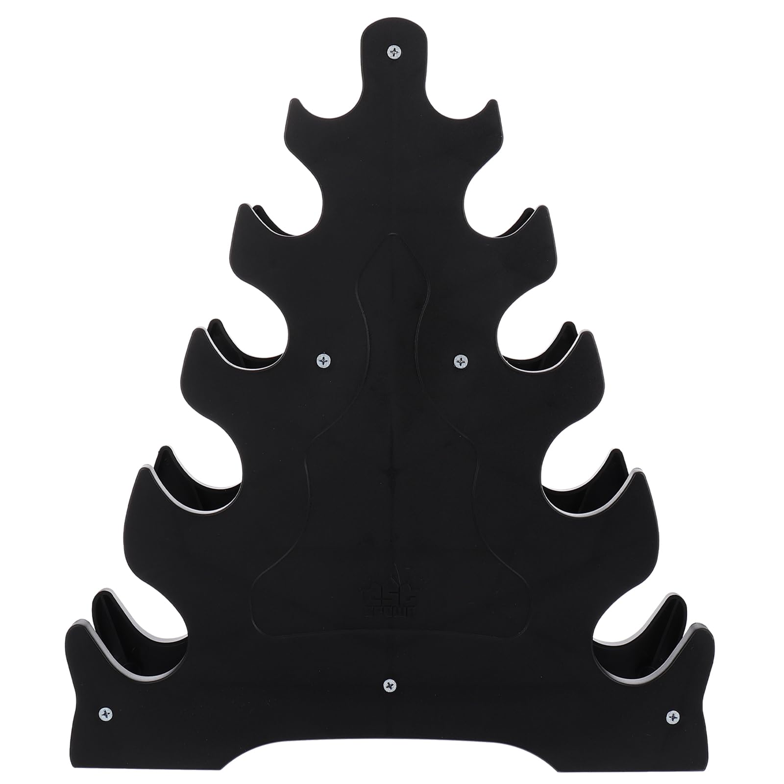 BESPORTBLE 5-Tier Dumbbell Stand Rack - Heavy Duty Dumbbell Storage Organizer for Home Gym, Workout Equipment Holder for Weights 5-50 lbs - Perfect for Garage, Basement & Fitness Room Organization