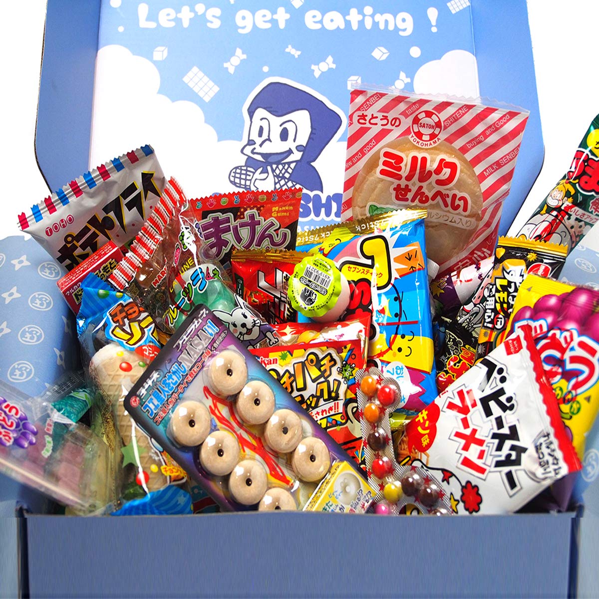 Japanese Candy Box Assortment - 50 Count Variety Snack Pack | Perfect for Parties, Gifts & Asian Treat Lovers
