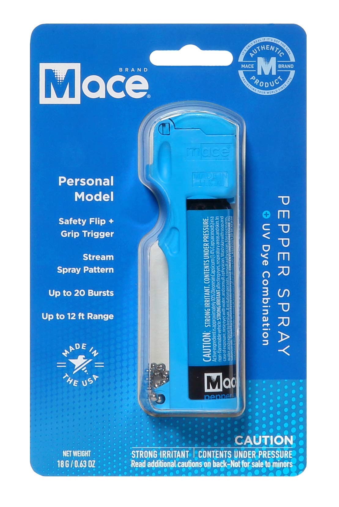 Best Mace Personal Pepper Spray for Self Defense - Compact & Powerful Protection for Women, Men, Joggers & Outdoor Safety