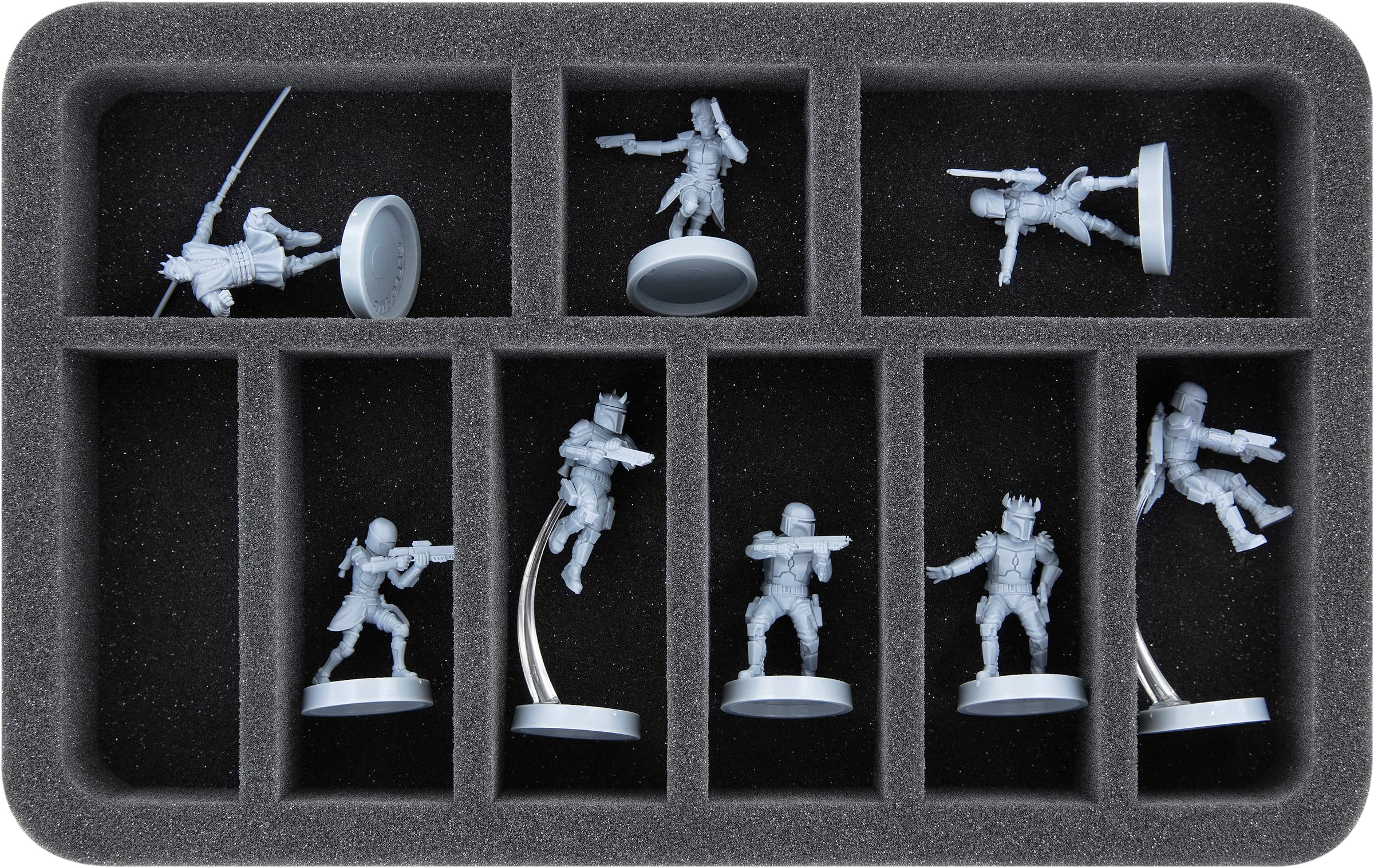Feldherr Half-Size Storage Case 90 - Compatible with Star Wars Legion Shadow Collective Starter Set | Miniature Game Organizer for Tabletop Wargaming & Collectible Protection