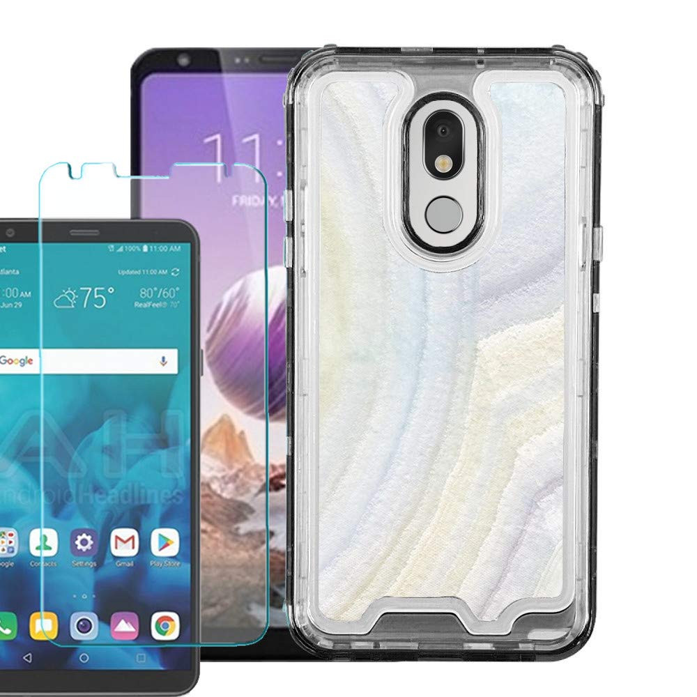 LG Stylo 5 Case with Screen Protector - Shockproof Hybrid Cover for Work & Travel