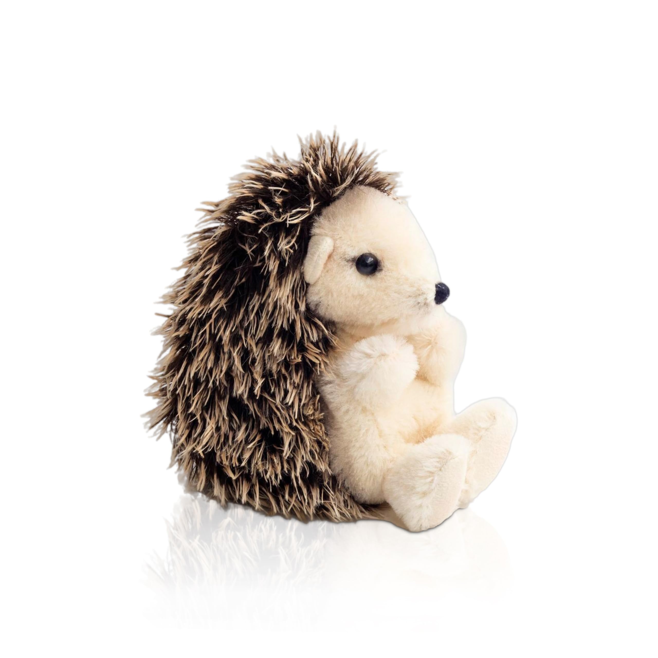 Vaulted Skulls & Co Hedgehog Plush Dog Toy for Small Dogs - Soft & Fluffy Stuffed Animal, No Squeaker - Perfect for Cuddling, Chewing & Indoor Playtime