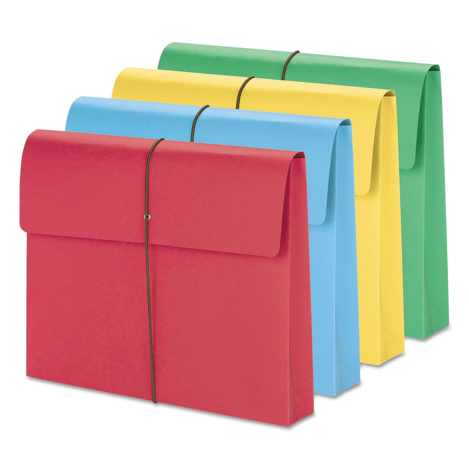 Smead 77251 Expanding File Wallets with Elastic Cord - Letter Size Organizer for Documents, Receipts & Bills | Perfect for Office, Home Filing & School Organization (SMD77251)