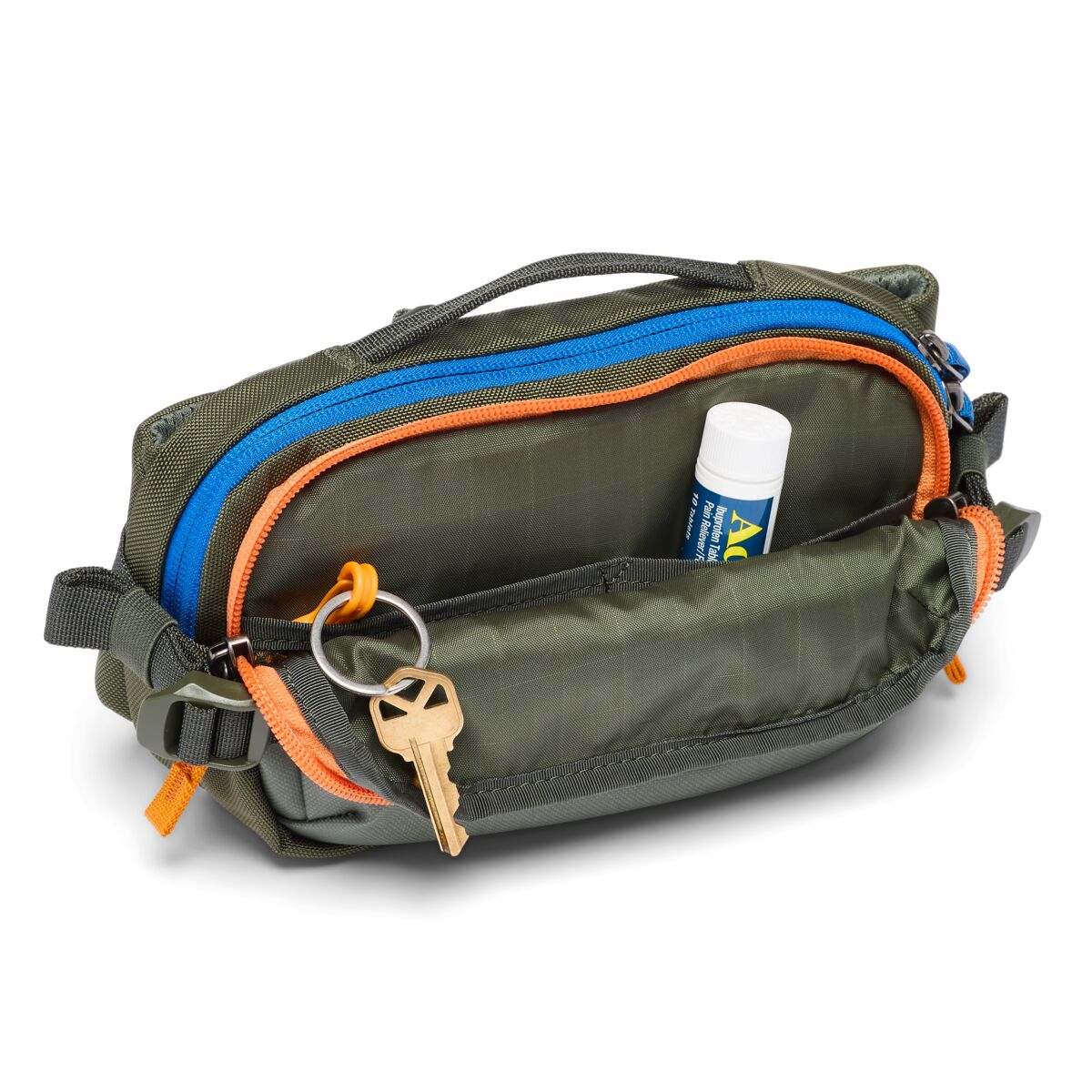 Cotopaxi Allpa X 1.5L Waterproof Hip Pack - Lightweight Travel Waist Bag for Hiking, Running & Everyday Use - Fatigue Color