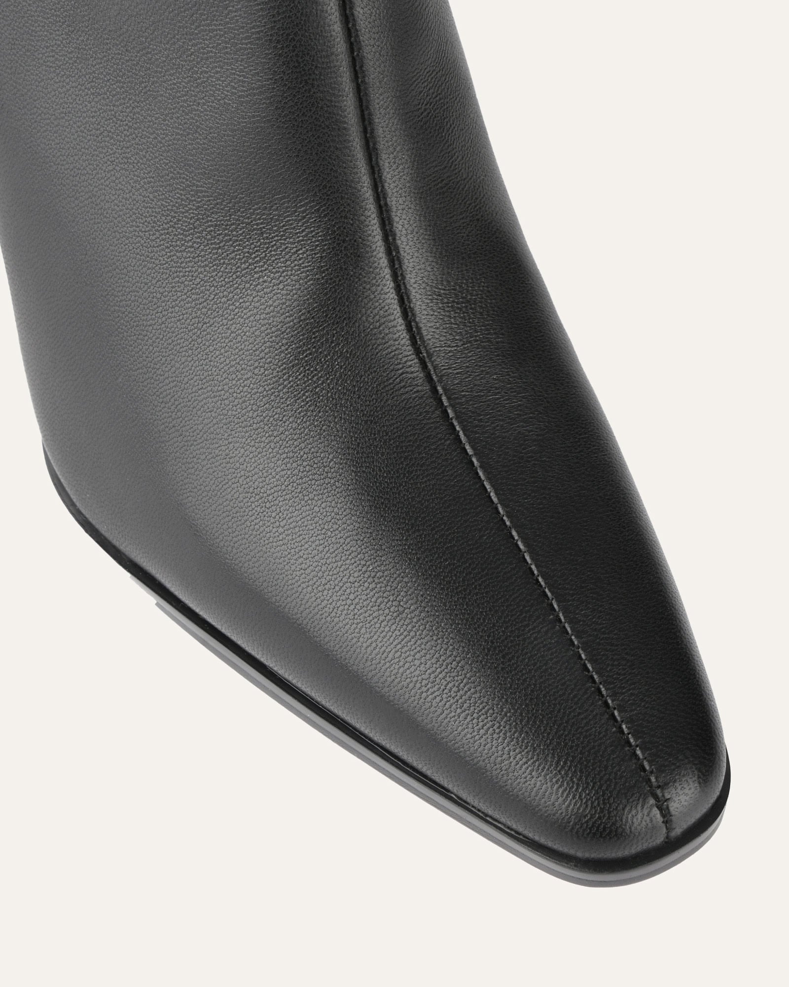 JEMIMA Women's High Ankle Boots - Genuine Black Leather Booties for Fall & Winter | Comfortable Fashion Boots for Casual Outfits, Office Wear & Night Out