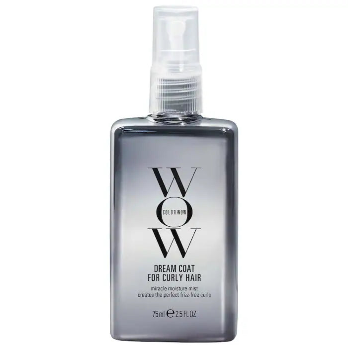 Color Wow Dream Coat Anti-Frizz Spray Treatment for Curly Hair – Lightweight, Humidity-Resistant, Salon-Qualit – Perfect for Taming Frizz & Enhancing Curls at Home or Salon