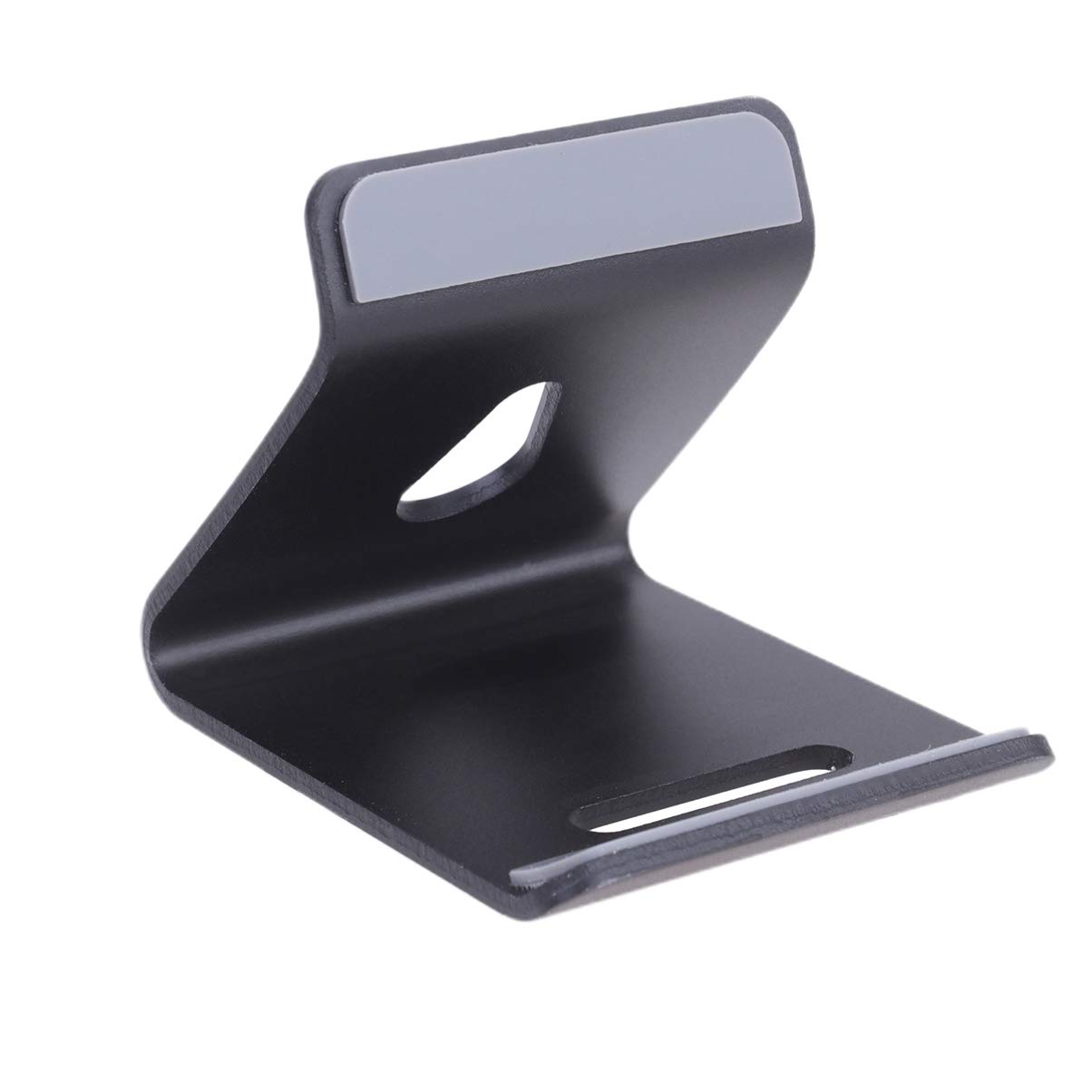 iplusmile Aluminum Alloy Phone Stand - Adjustable Cell Phone & Tablet Holder for Desk, Home, Office, School - Perfect for Watching Videos, Video Calls, Reading & Hands-Free Use (Black)