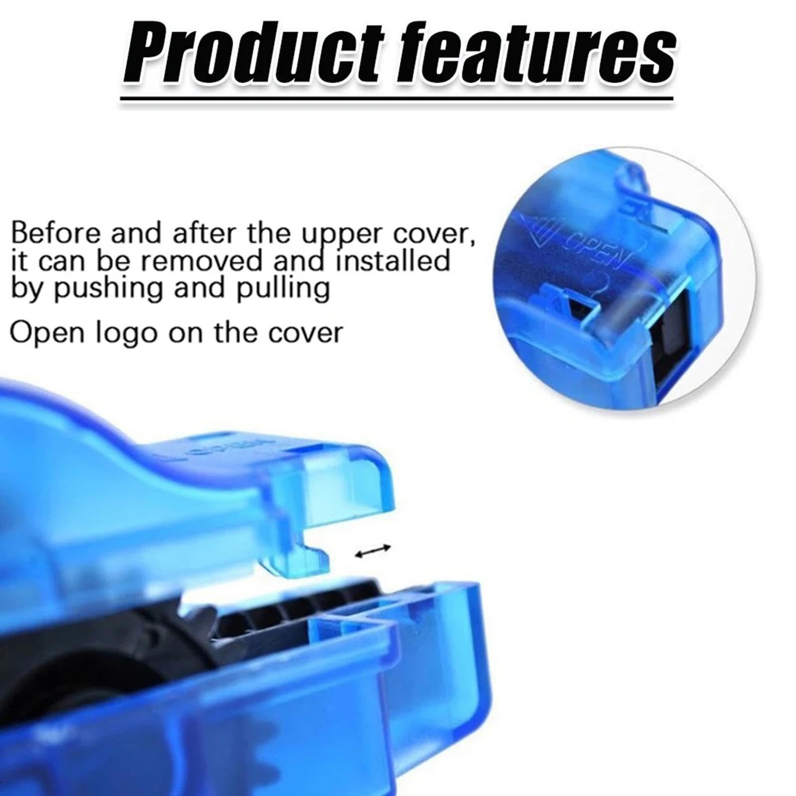 Park Chain Scrubber - Bike Chain Cleaning Brush Tool | Portable Bicycle Chain Cleaner for Effective Maintenance | Perfect for Road Bikes, Mountain Bikes & Motorcycles | DIY Bike Cleaning & Lubrication Kit