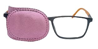 Bhavya Optic Pink Sunshades Eye Patch for Kids & Adults - 4 Pack Amblyopia, Strabismus, Lazy Eye Treatment - Perfect for School, Sports, and Daily Activities