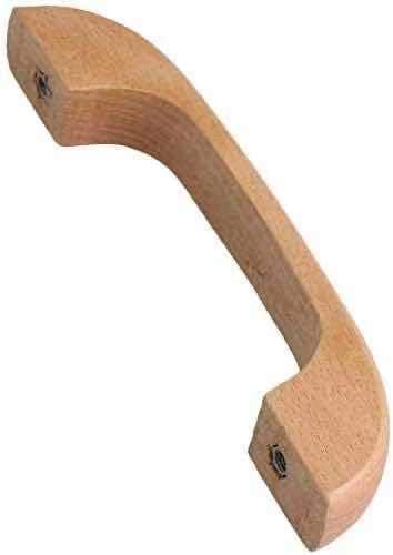 **Mysummer 5PCS Natural Wooden Pull Handles for Kitchen Cabinets, Dressers & Drawers - Modern Furniture Hardware with Screws - Perfect for Bathroom Cabinets, Cupboards & Wardrobes (Home & Office Use)**