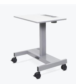 Ergonomic Luxor Pneumatic Adjustable Sit Stand Desk - Height Adjustable Standing Desk for Home & Office - Perfect for Work, Study & Gaming