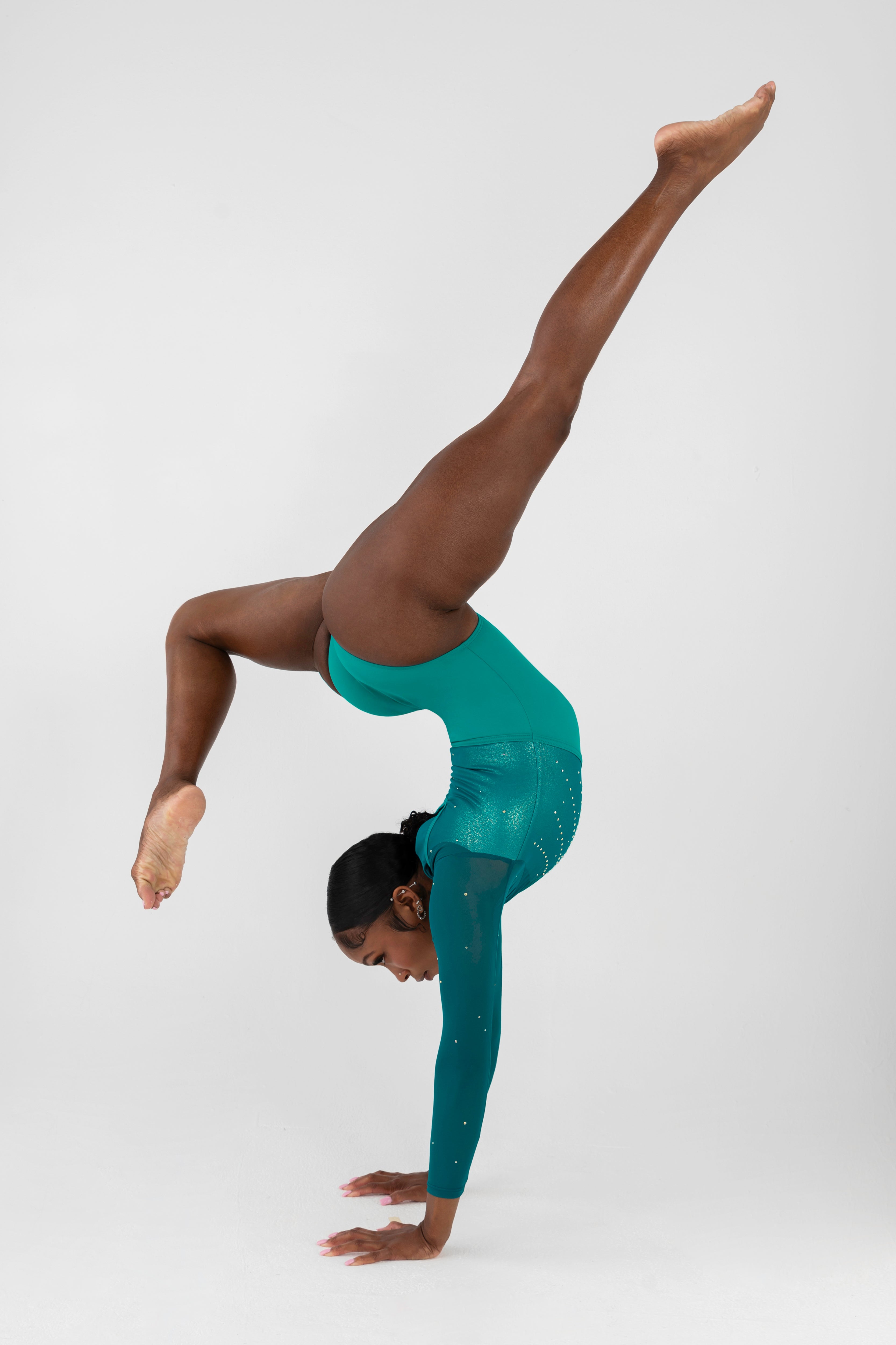 Aisha Full Sleeve Leotard for Ballet, Gymnastics & Dance - Stretchable Performance Wear for Kids & Adults