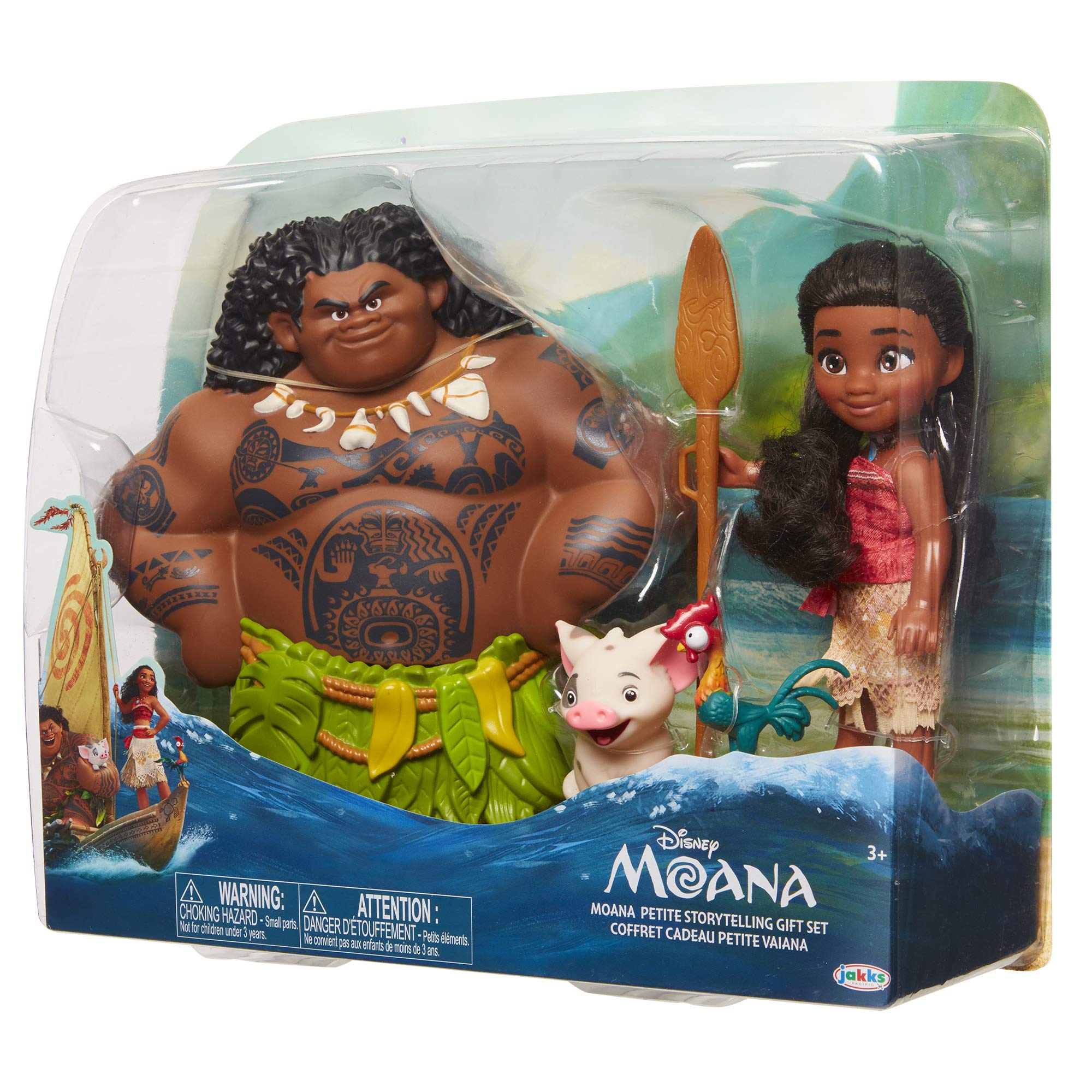 Disney Maui Doll 4-Piece Gift Set for Girls - Storytelling Fun for Ages 3+