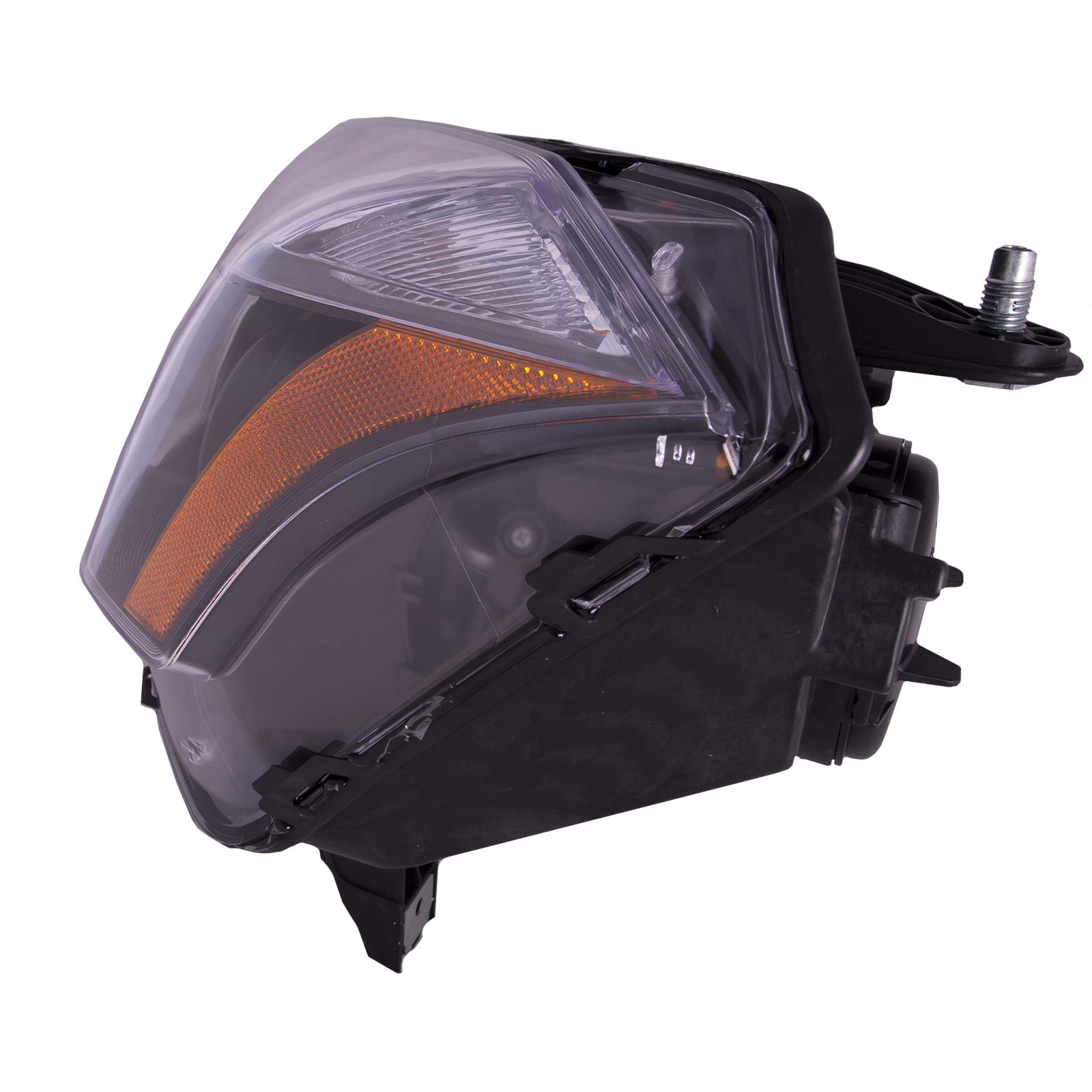 PERDE Halogen Headlight Assembly with Black Housing & Clear Lens - Compatible with Mercedes-Benz GLK 2010-2012 | Replacement for Dim or Broken Headlights | Perfect for Night Driving & Off-Road Adventures