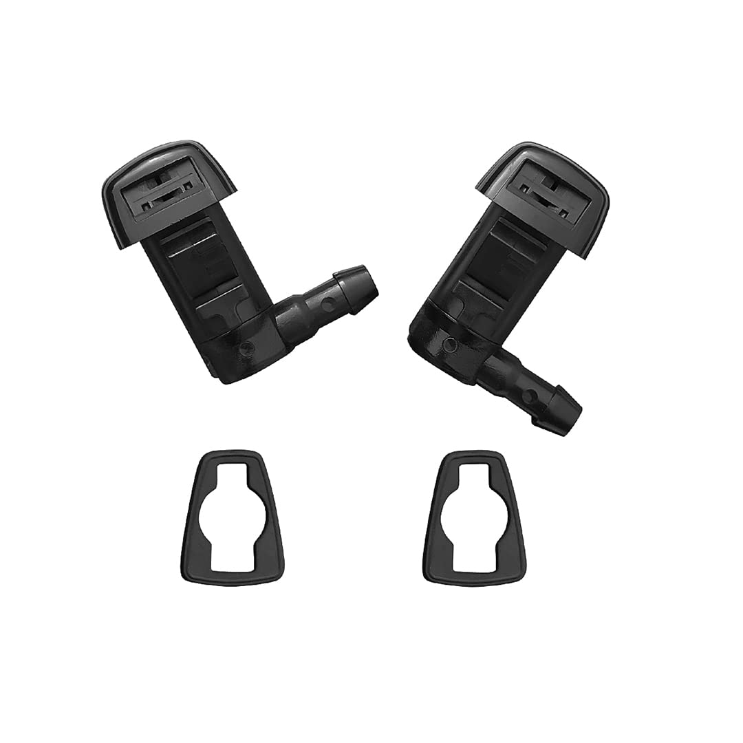 Premium Wiper Washer Nozzles 85381-04030 & 85381-12050 - Compatible with Toyota 4Runner (1996-2002), Tacoma (1995-2004), Camry (1997-2001), MR2, Echo, RAV4 (1995-2005) - Easy Install Windshield Washer Fluid Jet Nozzles (2 Pack) - Perfect for Car Maintenance & Winter Driving