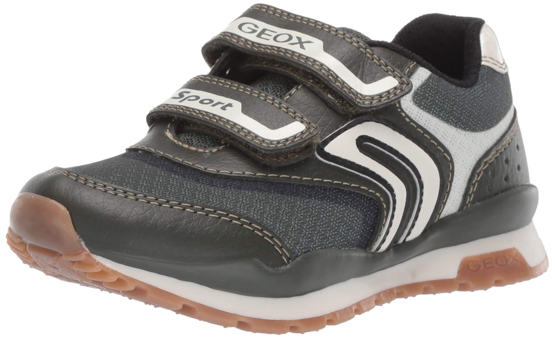 Geox Unisex-Child Pavel 21 Velcro Sneakers - Breathable Kids Shoes for School & Play | Lightweight Comfortable Walking Shoes for Boys & Girls