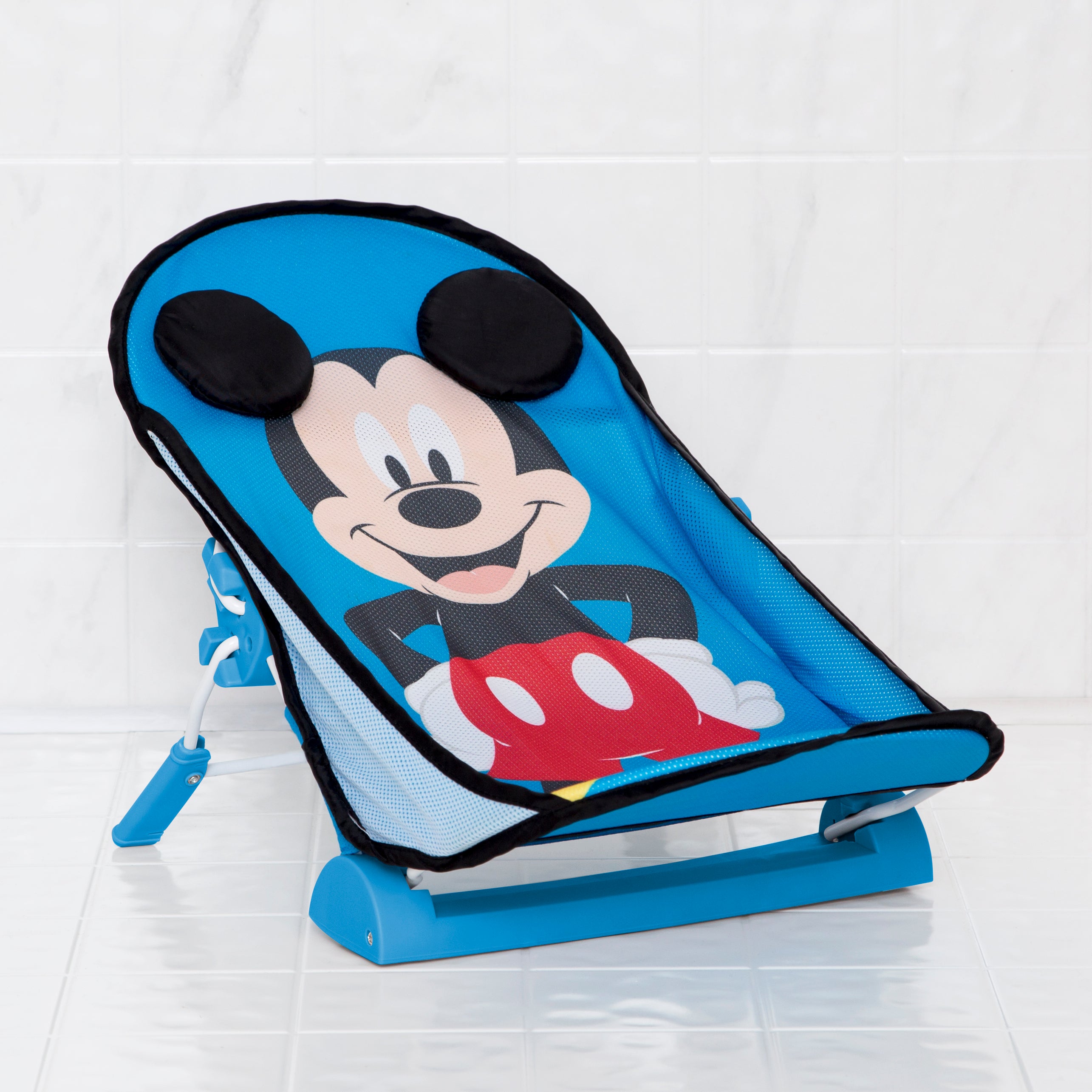 Mickey Mouse Baby Bathtub - Soft Infant Bath Tub with Non-Slip Design for Newborns & Toddlers - Perfect for Bath Time Fun & Safety in Nursery or Bathroom