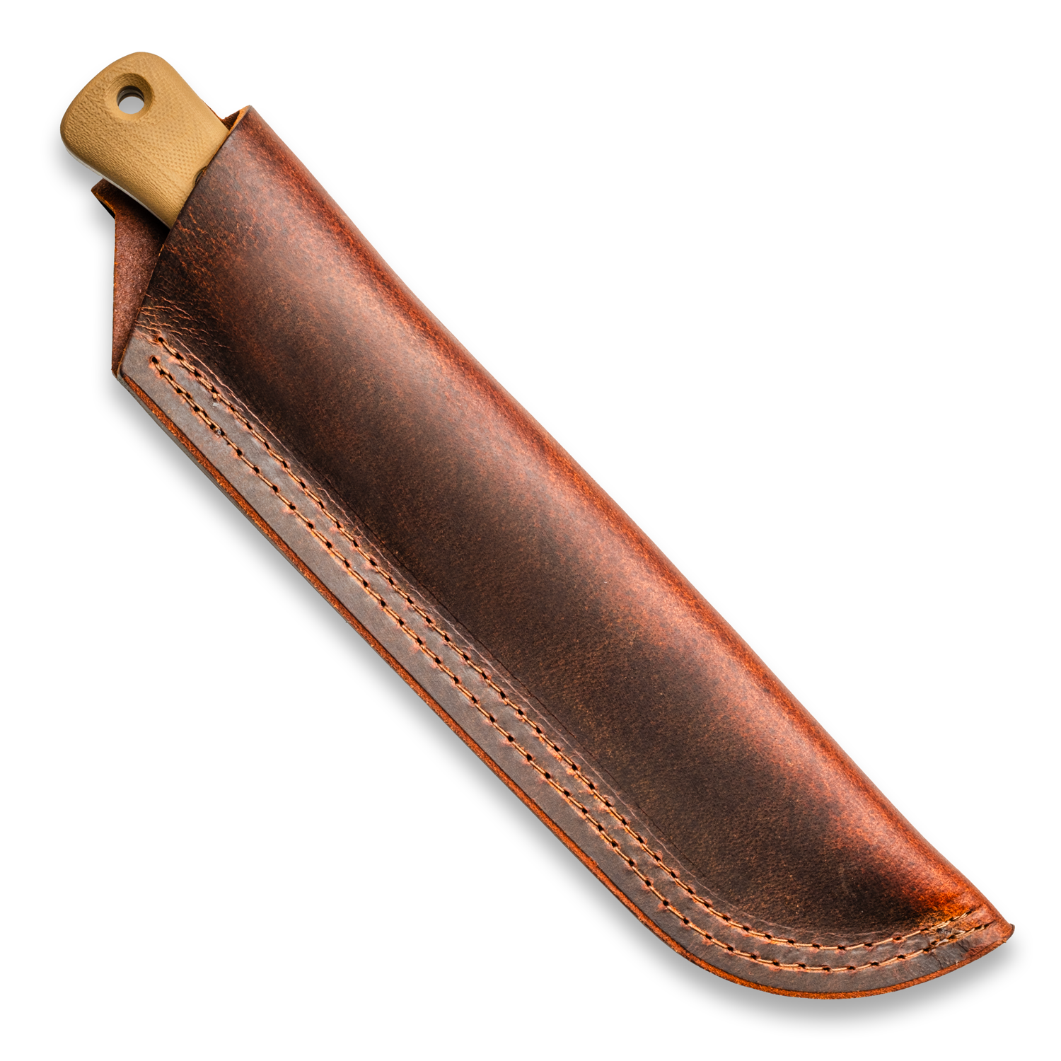 BLEM F6 Leuku Survival Knife - CPM MagnaCut Blade, Polished Stonewash Finish, Coyote Tan G10 Handle - Perfect for Bushcraft, Camping & Outdoor Adventures