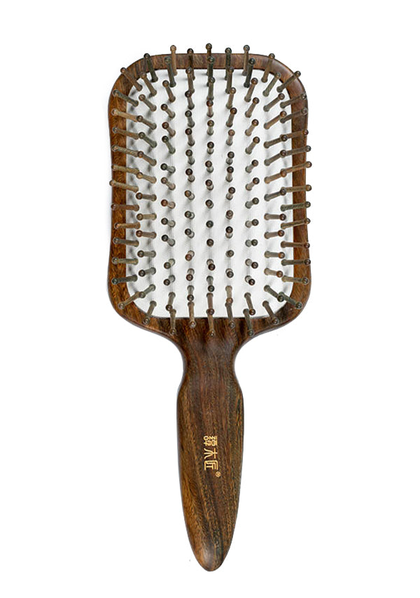Wild Sunset Hair Brush - Detangling & Styling Brush for All Hair Types - Perfect for Home, Travel & Salon Use