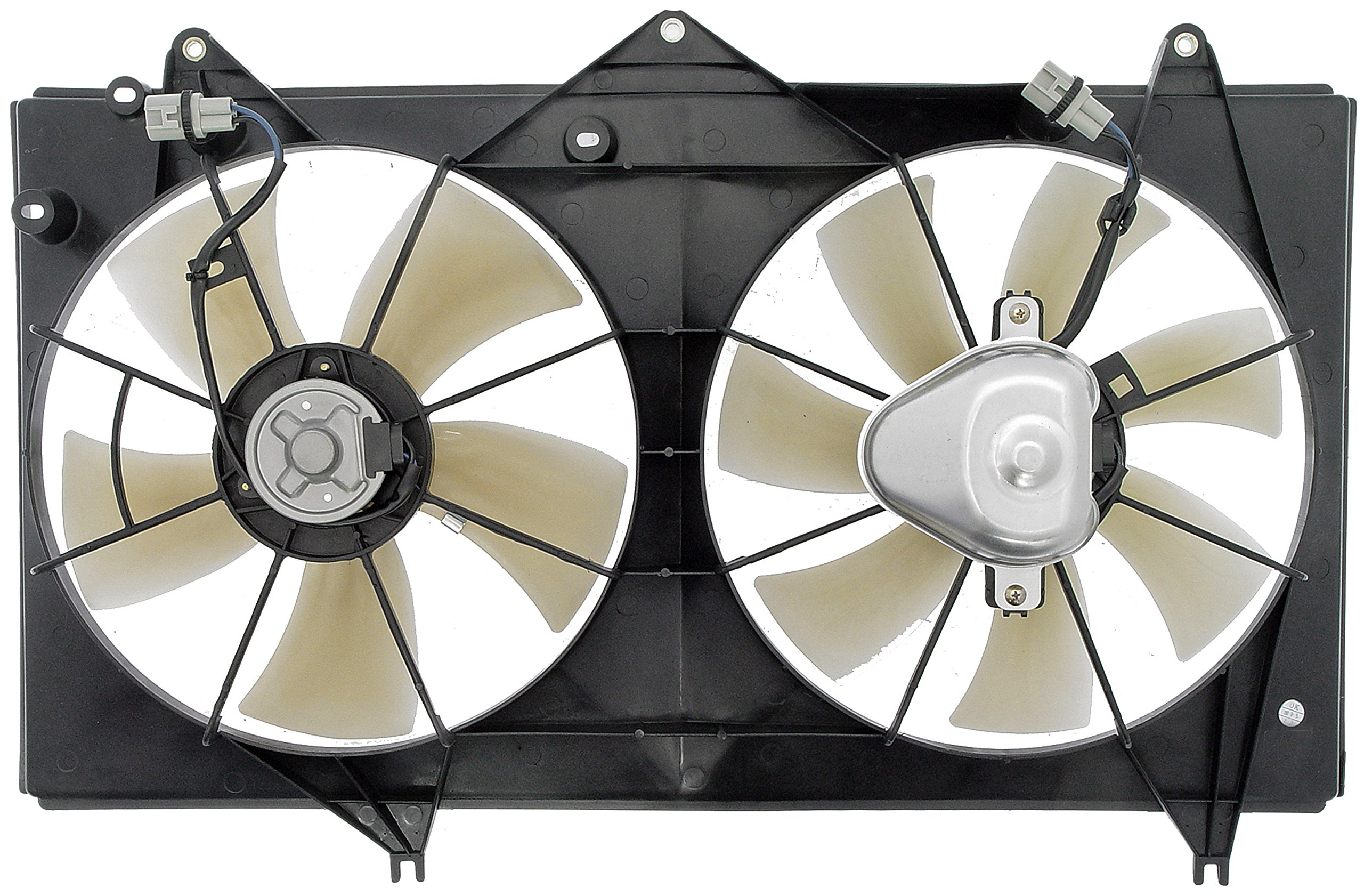 Dorman 620-531 Engine Cooling Fan Assembly Replacement for Toyota Camry, Corolla, RAV4, Highlander - Perfect for Overheating Prevention & Summer Driving