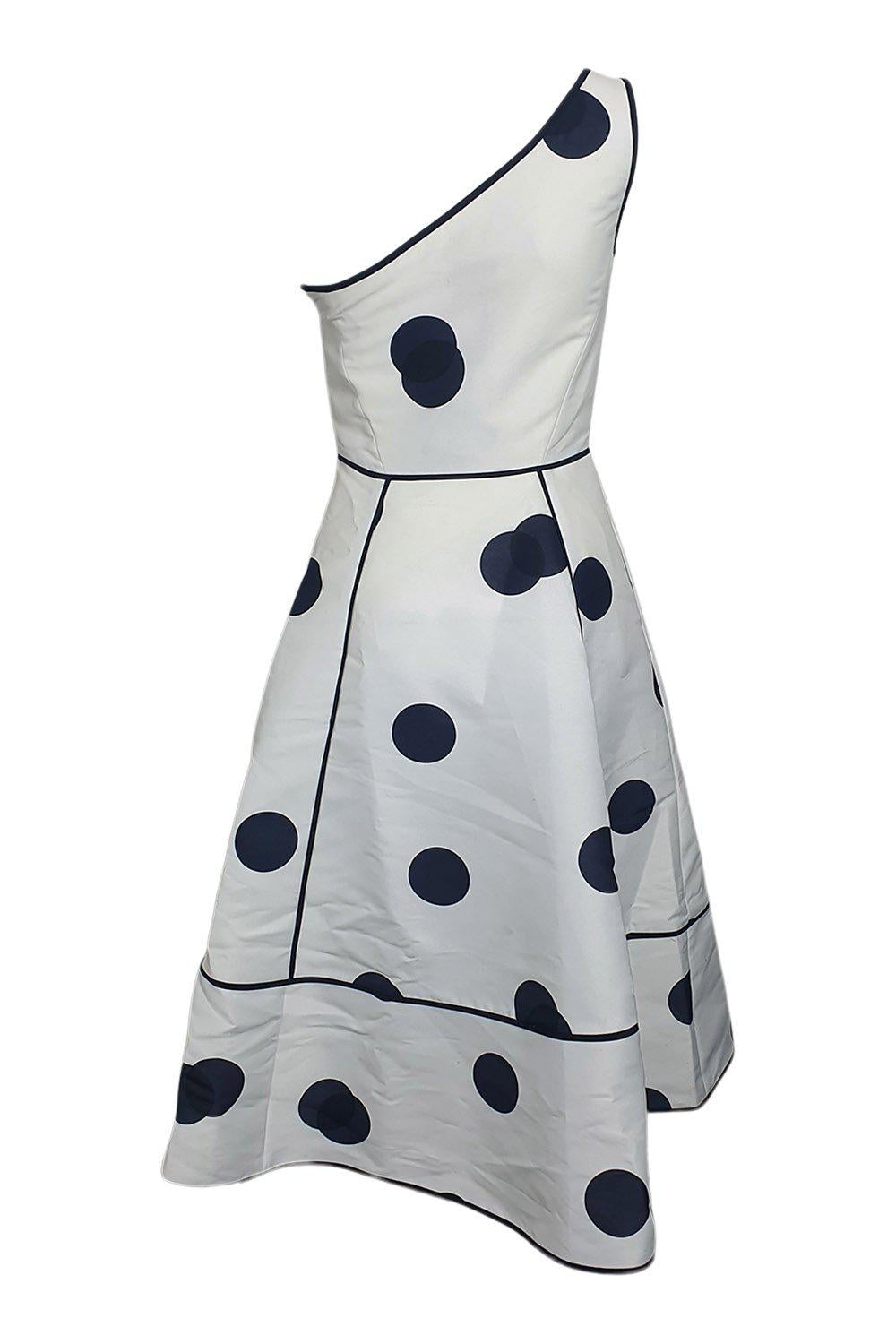 KATE SPADE New York White Madison Avenue Dee Dot Emmy Dress - Size US 00 (UK 4) | Floral Print A-Line Cocktail Dress for Parties, Weddings & Office Wear