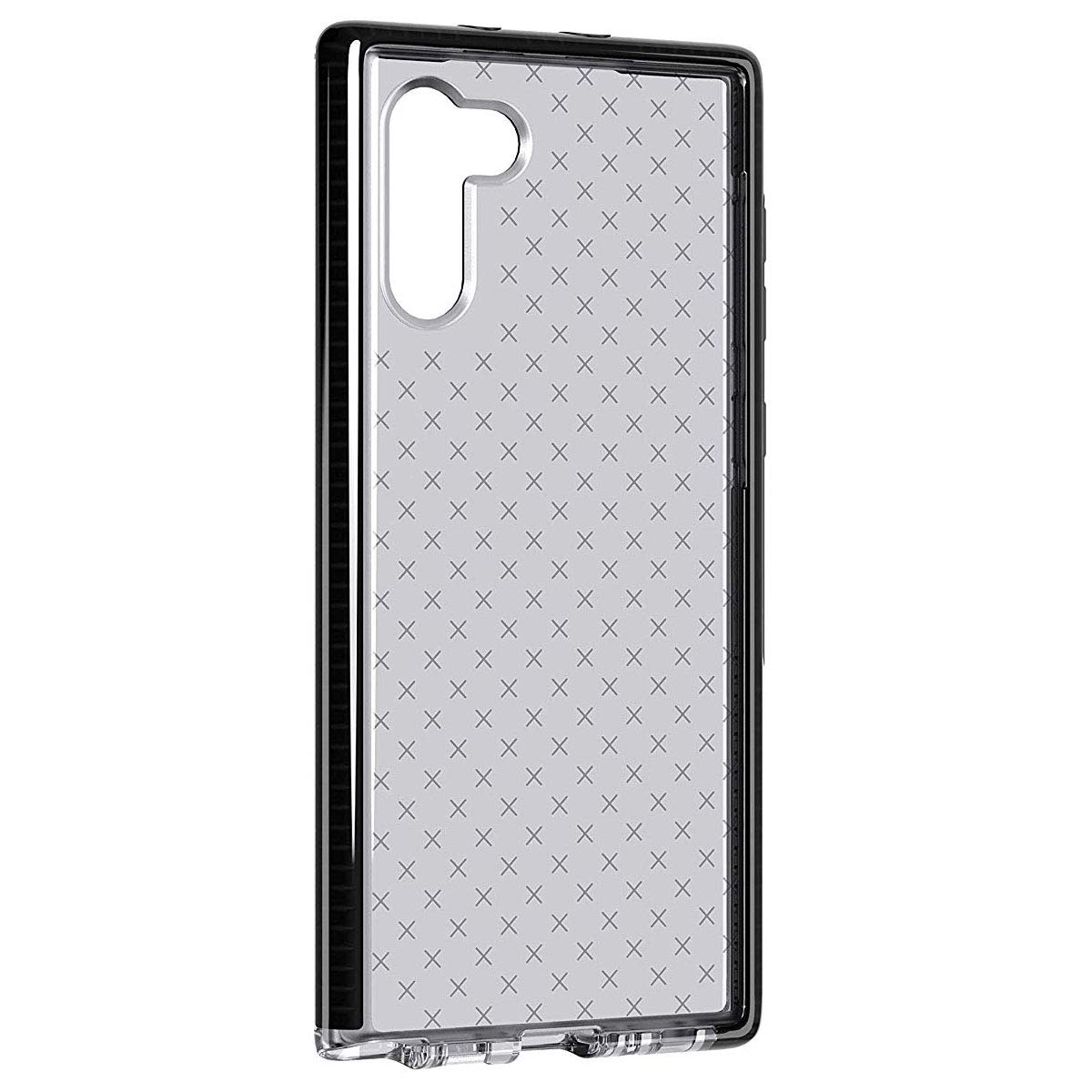 Tech21 Evo Check Shockproof Phone Case for Samsung Galaxy Note 10 - Smokey Black | Slim Protective Cover with Drop Protection | Perfect for Work, Travel & Outdoor Activities