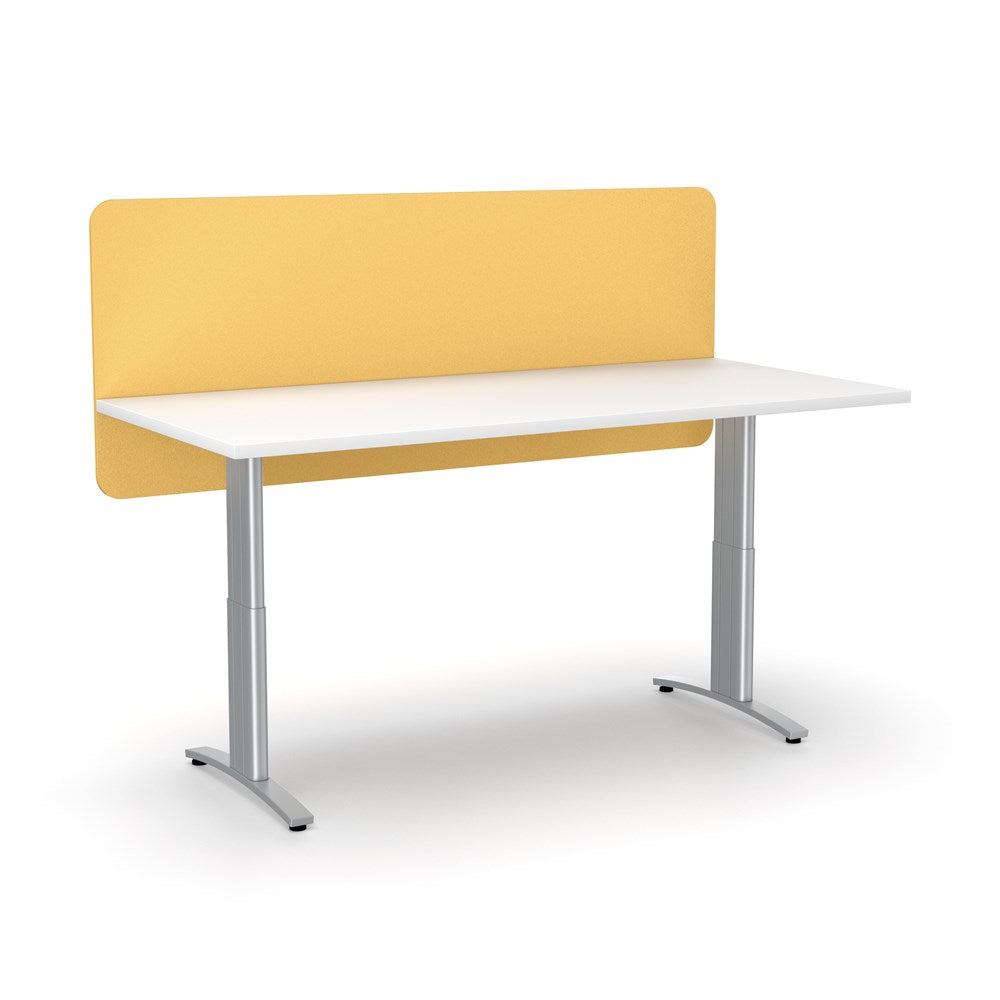 Boyd Acoustic Modesty Desk Screen - Soundproof Office Privacy Panel for Workstations & Cubicles - Perfect for Open Office Spaces & Home Offices