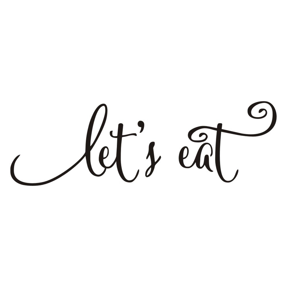 TOARTi Kitchen Quotes Wall Decal - Dining Room Decor for Home & Office