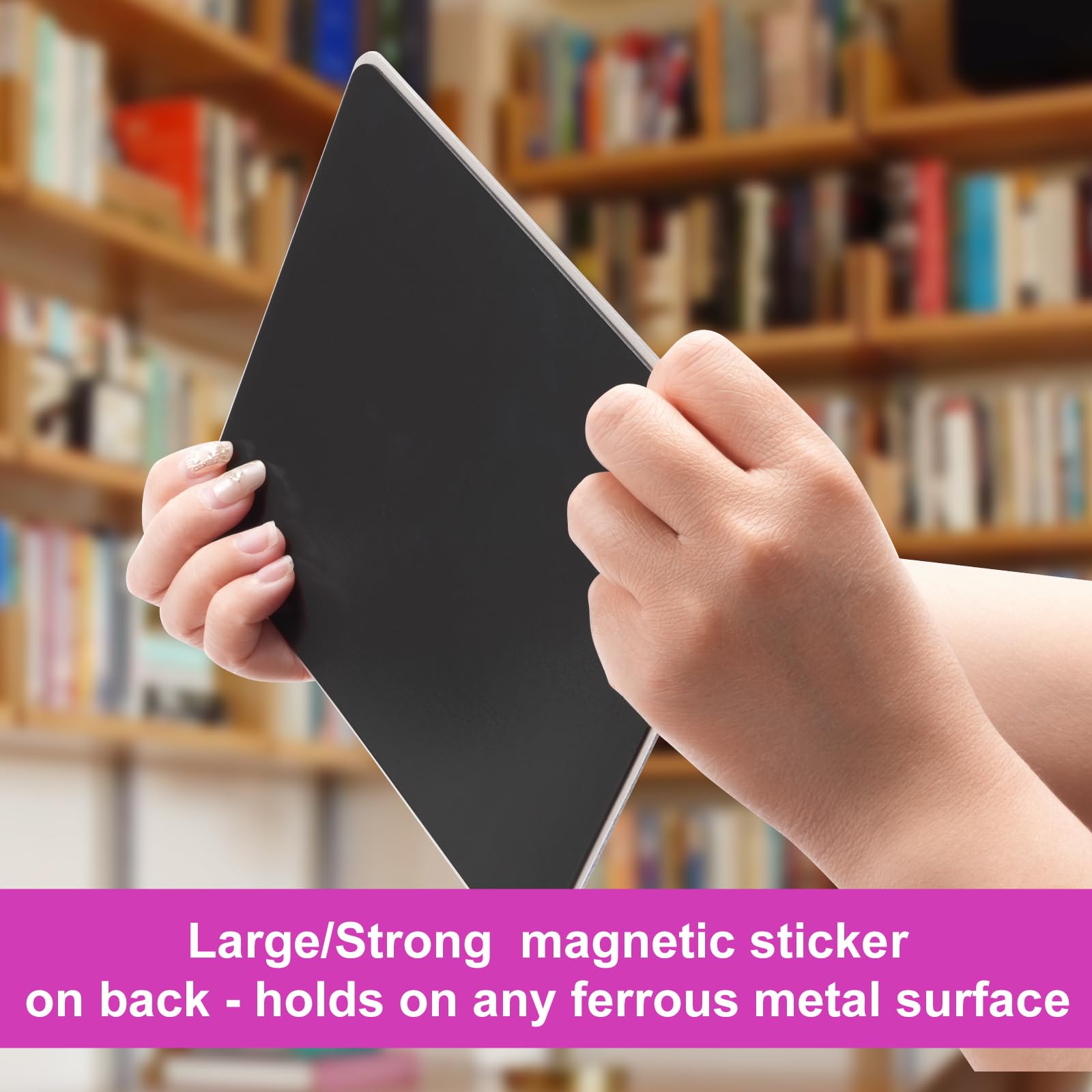 Shatterproof Magnetic Locker Mirror - 7.1x6 Inch Acrylic Safety Mirror for Kids, School Lockers, Bathroom & Refrigerator | Removable Makeup Mirror for Office & Gym Cabinet - Durable Glassless Design for Home & Travel Use