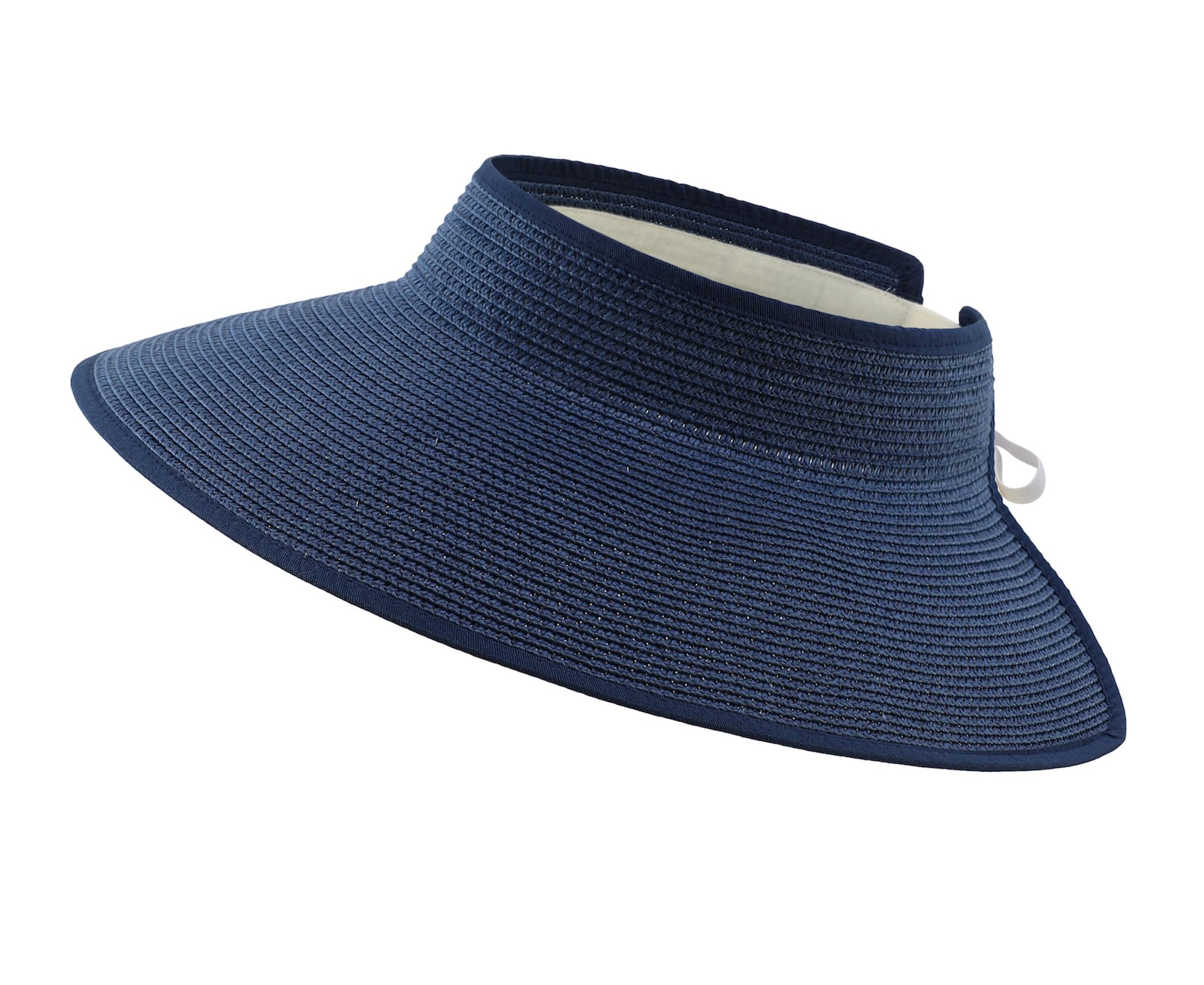 Home Prefer Women's UPF50+ Straw Sun Hat - Wide Brim Rollable Beach Hat & Sun Visor for Outdoor, Vacation, and Summer Protection