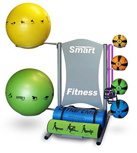 Prism Fitness Group Smart Self-Guided Essential Fitness Package with Storage Tower - Home Gym Equipment for Strength Training & Cardio Workouts | Compact Exercise Equipment for Small Spaces & Apartments