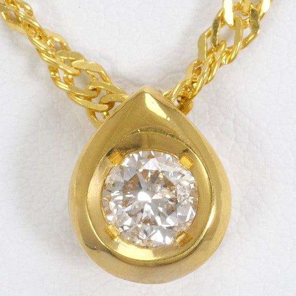 24K Yellow Gold Diamond Necklace for Women - Elegant & Luxurious Jewelry Gift for Anniversary, Wedding, Valentine's Day