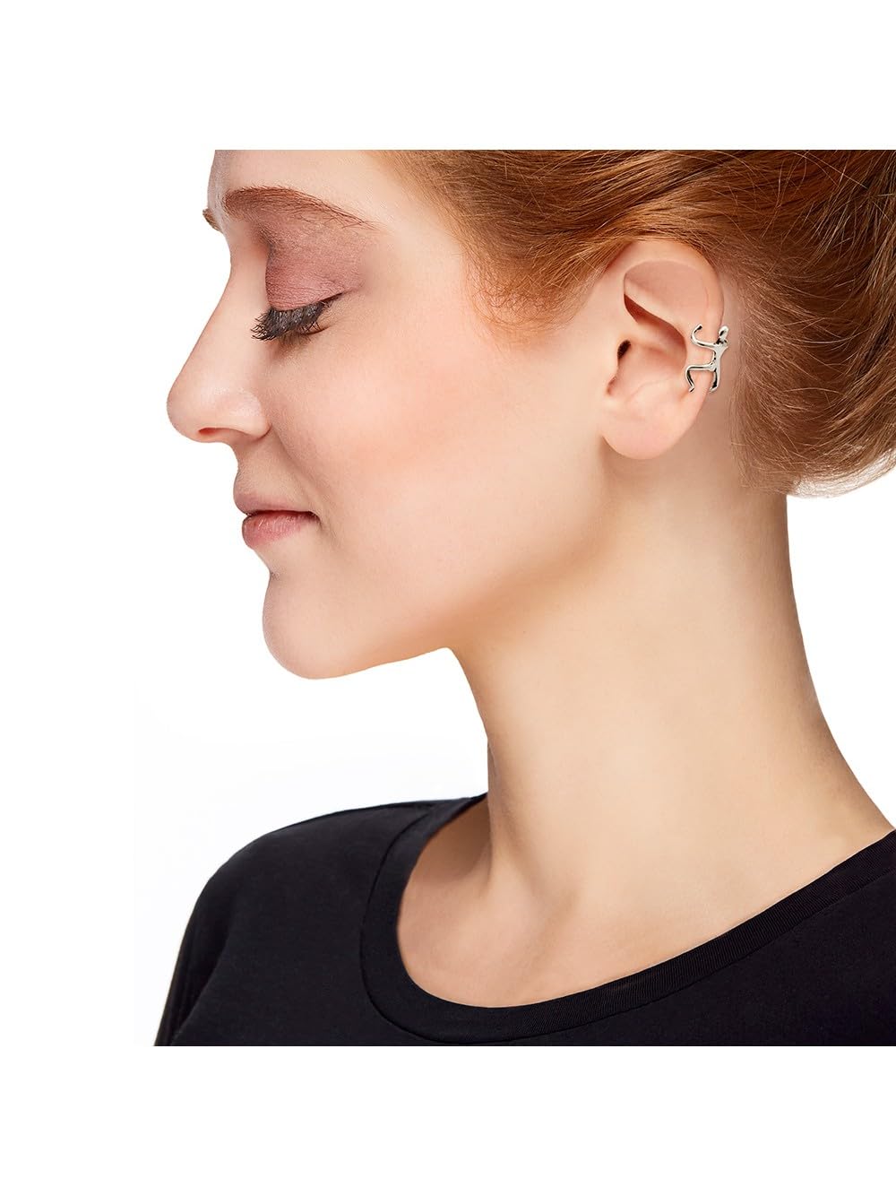 Women's Sterling Silver Earring Cuff - 3/4
