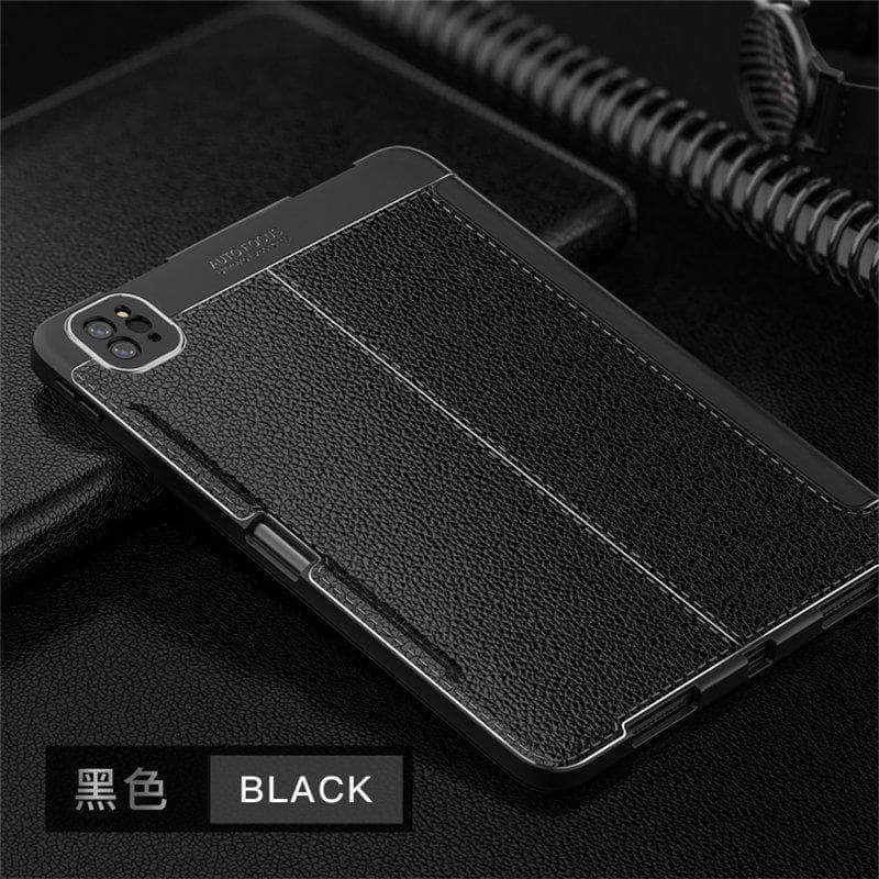 Shockproof iPad Pro 11 Case 2021 (A2460 Model) - Durable TPU Silicone Back Cover with Adjustable Kickstand | Perfect for Work, Travel & Entertainment