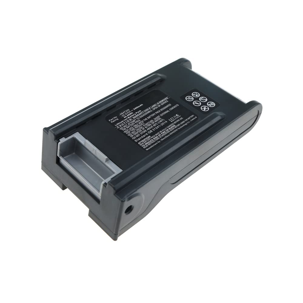 Synergy Digital Replacement Battery for Shark XBAT200 Vacuum Cleaner - 25.2V 3400mAh Li-ion Battery Pack - Perfect for Shark ION Robot Vacuum & Cordless Vacuums - Long-Lasting Power for Deep Cleaning Floors, Carpets & Pet Hair Removal