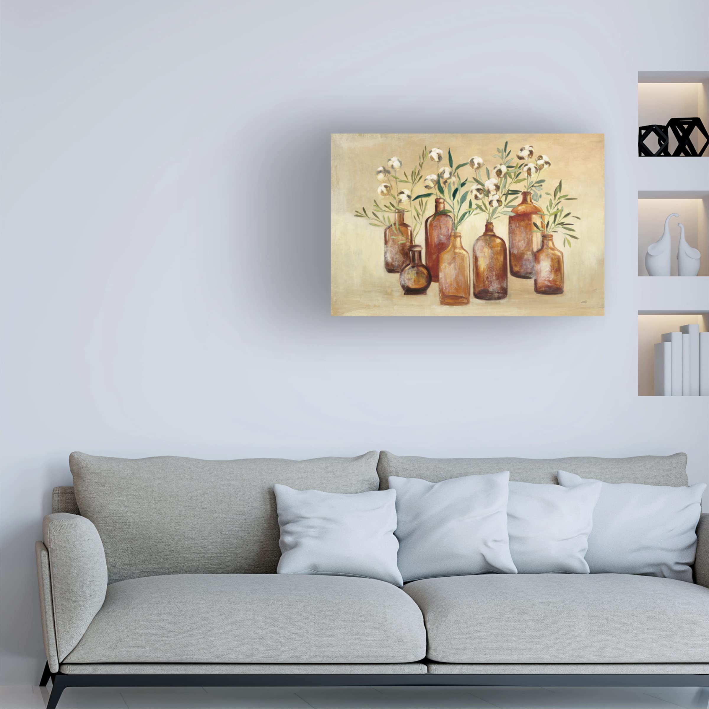 Becky Thorns 'Fruity Cocktails VI' Canvas Wall Art Print - 16x24 Inches - Modern Home Decor for Living Room, Bedroom & Bar