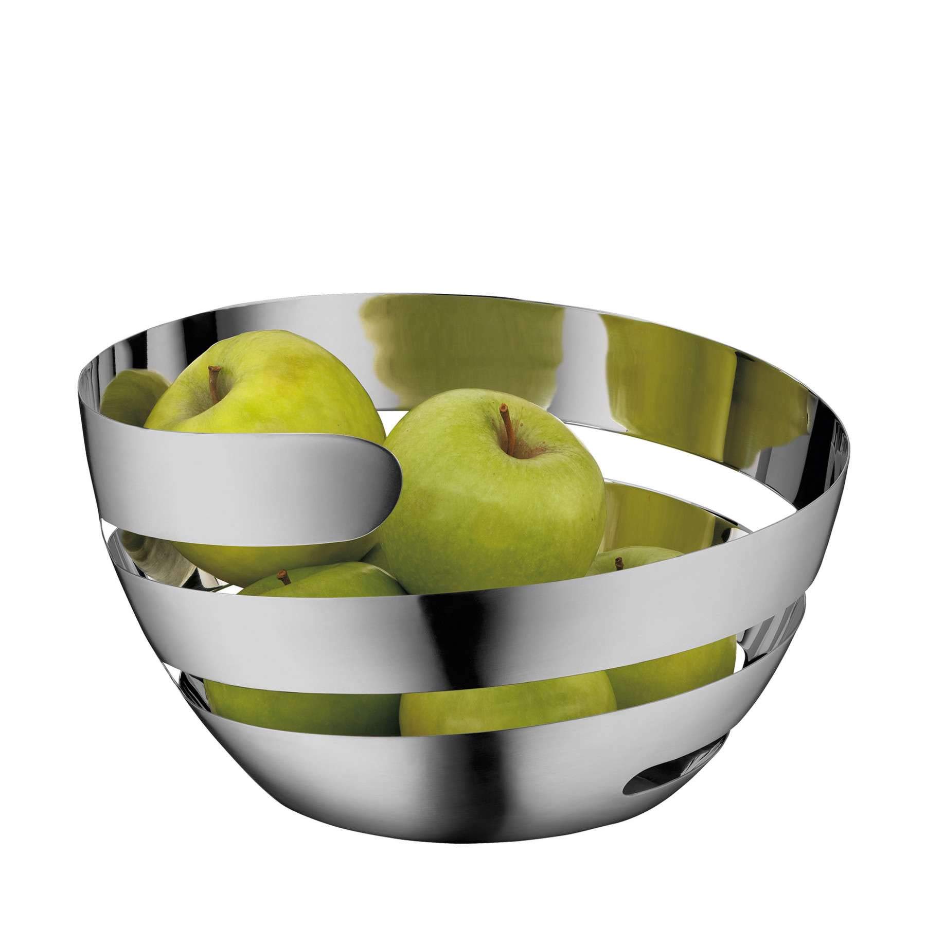 WMF Stainless Steel Basket Lounge Living - Premium Silver Kitchen Storage Organizer for Fruits, Vegetables & Utensils | Perfect for Home, Office & Outdoor Use