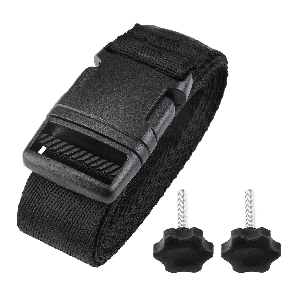 TheLAShop Adjustable Golf Bag Holder for Golf Cart Rear Seat - Secure & Easy-to-Use Golf Accessory for Golfers - Perfect for Golf Course, Driving Range & Practice Sessions